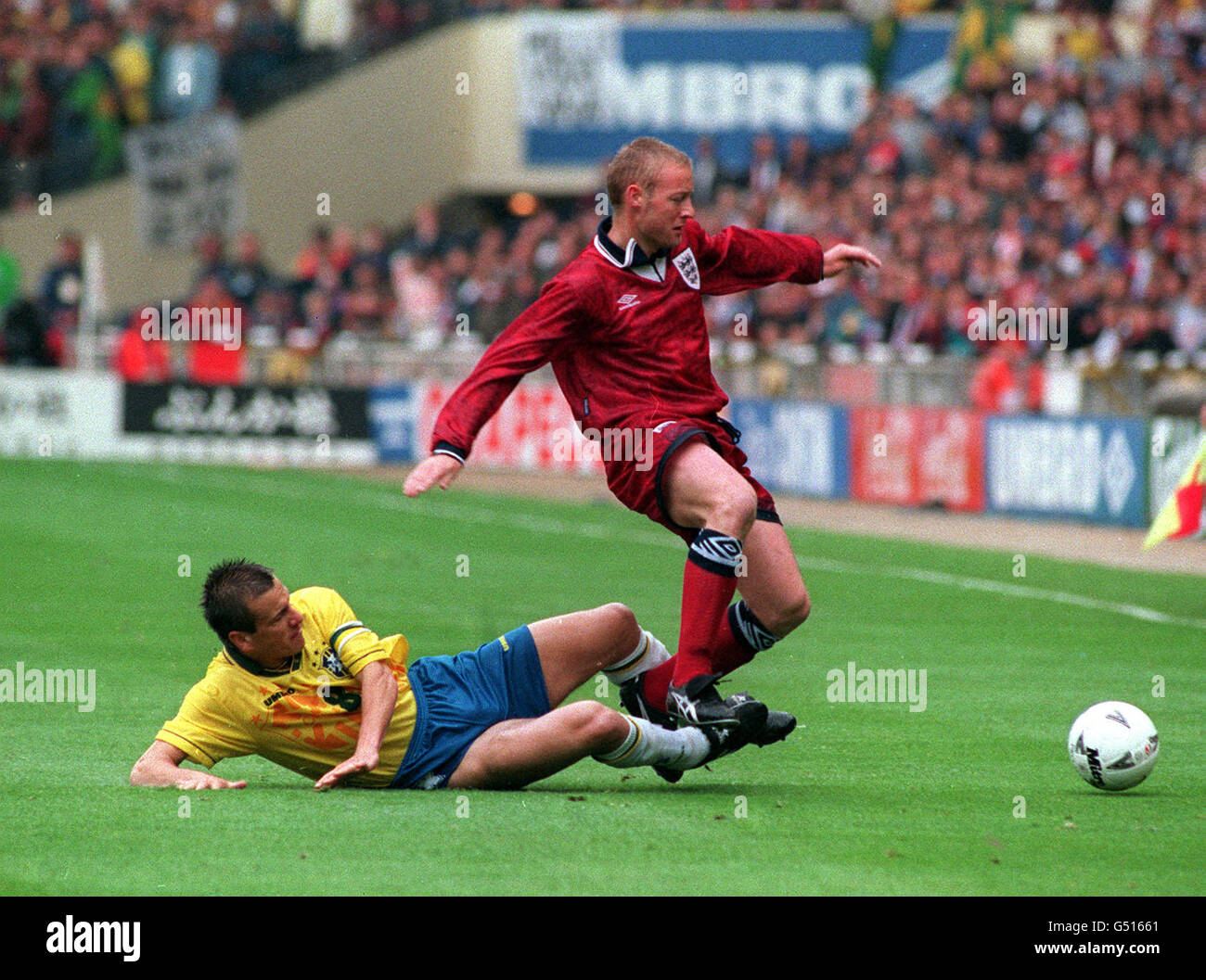 England v Brazil, Umbro Cup Stock Photo - Alamy