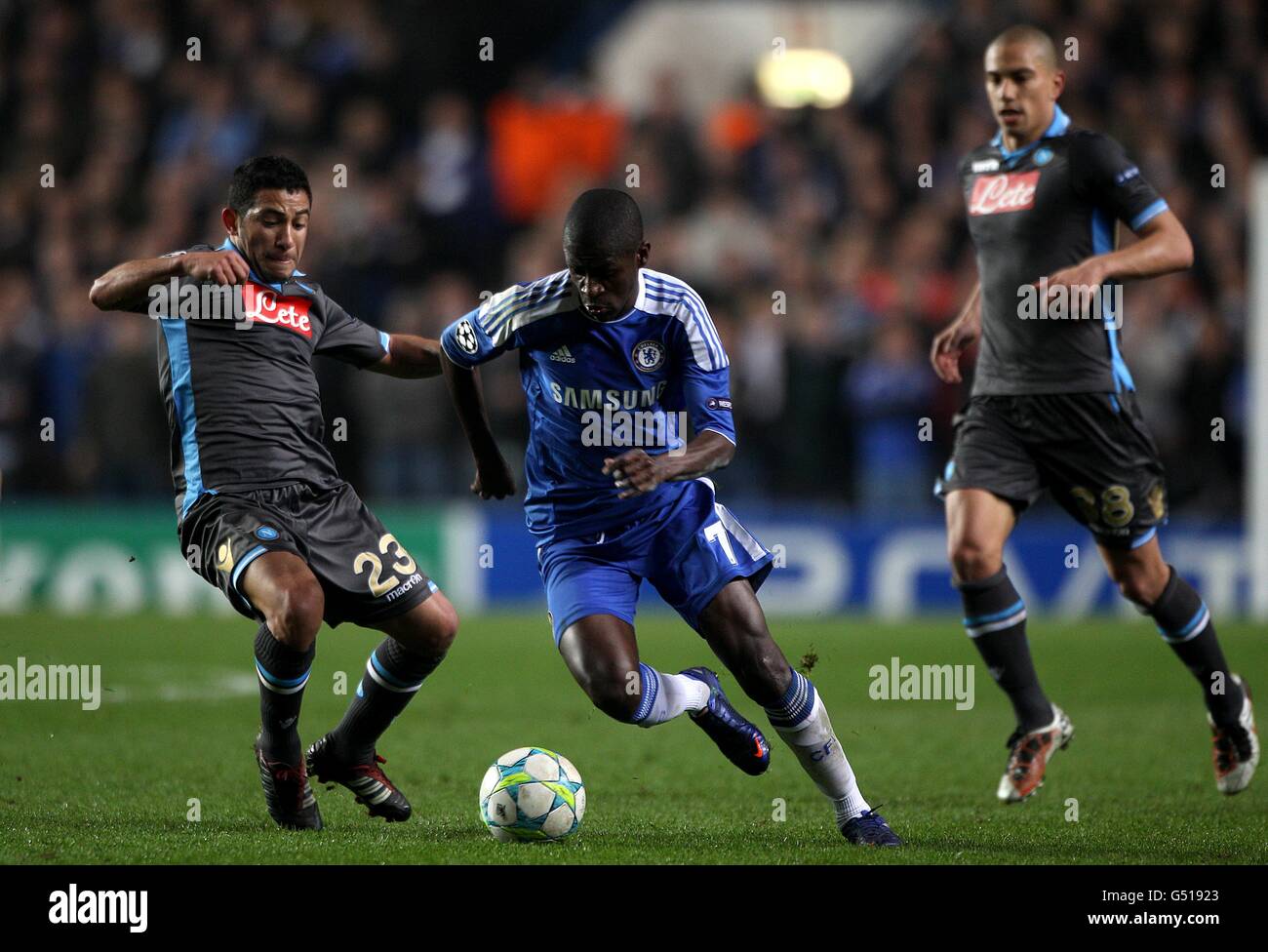Soccer - UEFA Champions League - Round of 16 - Second Leg - Chelsea v Napoli - Stamford Bridge Stock Photo