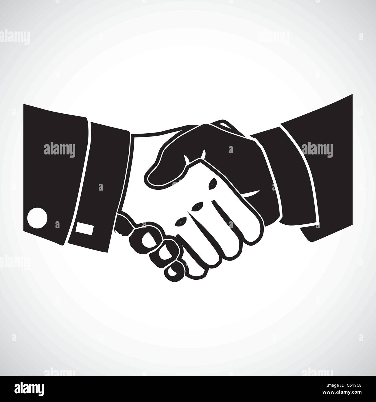 Illustration Icon Vector Set Shake Hands for the creative use in graphic design Stock Vector