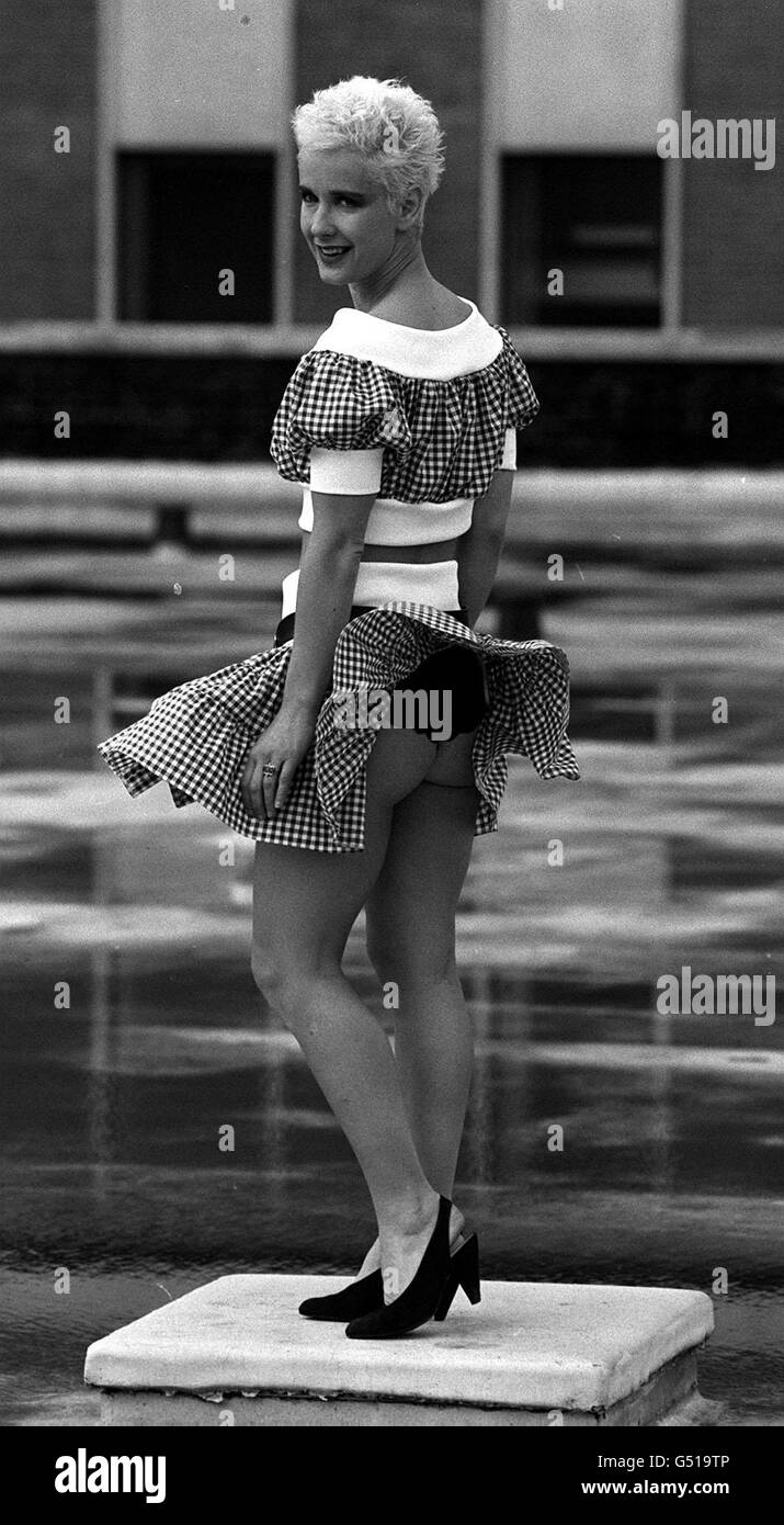 Skirt knickers Black and White Stock Photos & Images - Alamy