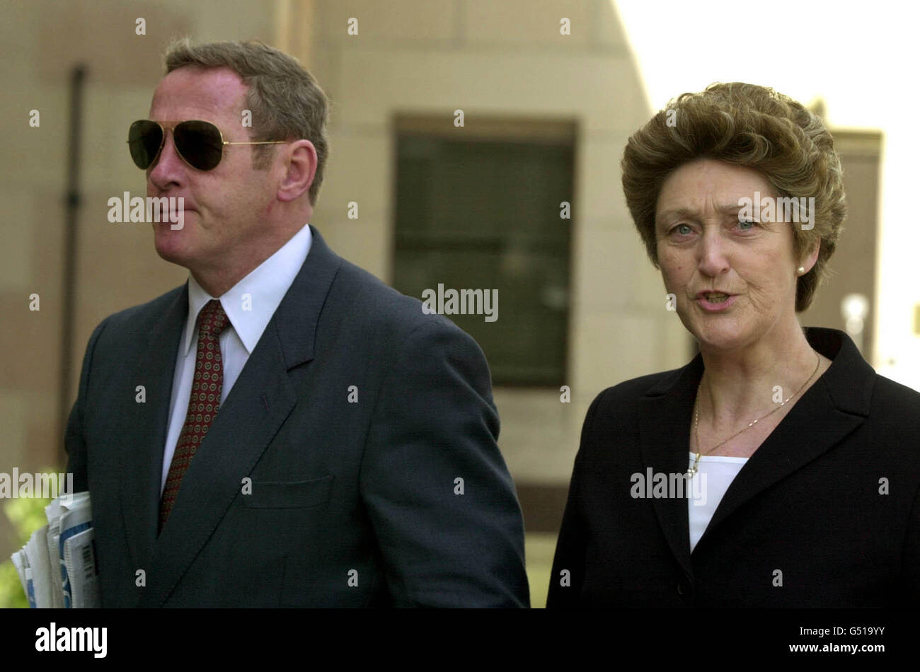 Tony and Angela Banfield, parents of Cambridgshire police sergeant Paul