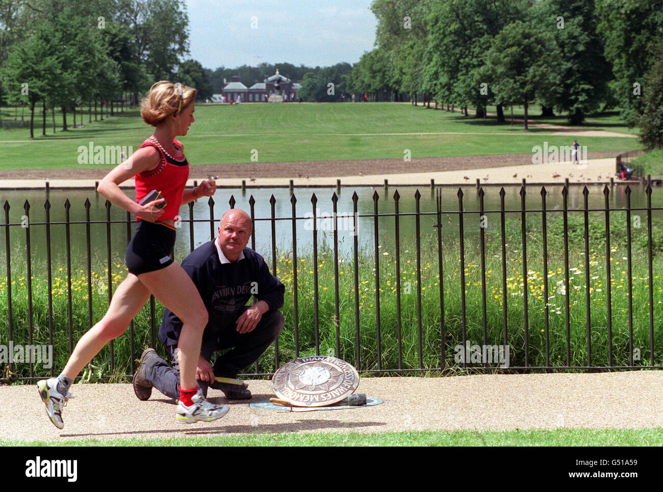 Diana Memorial Hyde park London Stock Photo