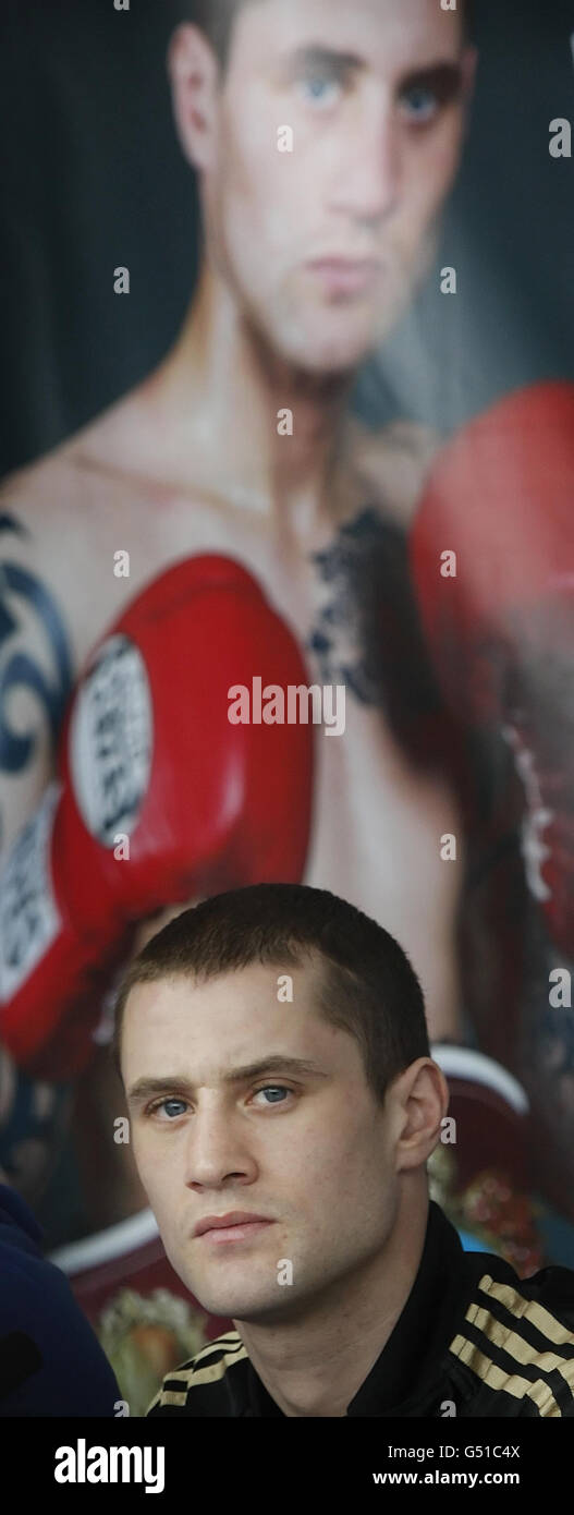 Boxxing - Ricky Burns v Paulus Moses - Head-to-Head - Braehead Arena Stock Photo