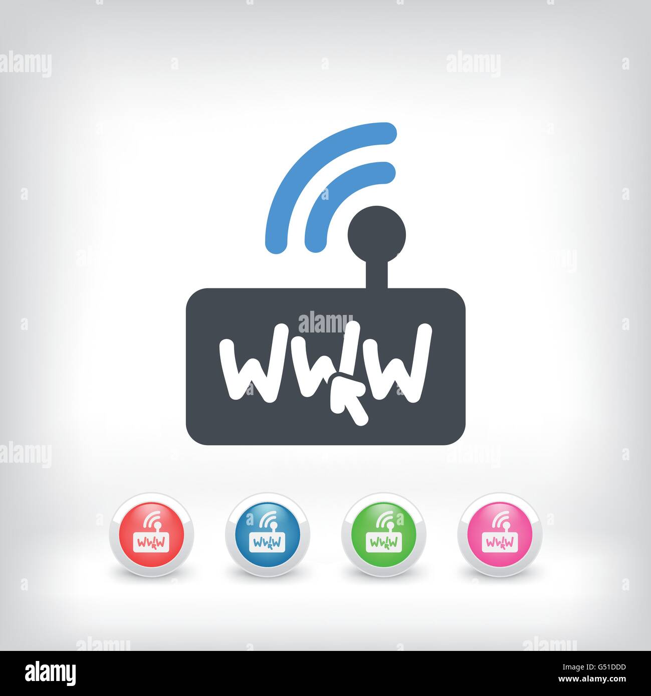 Illustration of internet modem icon Stock Vector Image & Art - Alamy