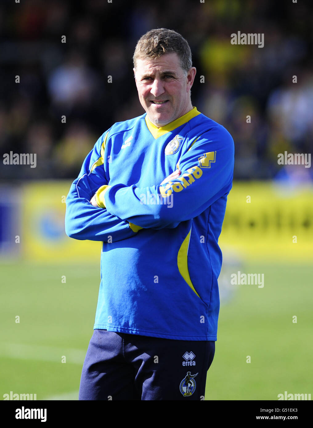 Soccer - npower Football League Two - Torquay United v Bristol Rovers - Plainmoor Ground. Bristol Rovers manager Mark McGhee during the npower Football League Two match at Plainmoor, Torquay. Stock Photo