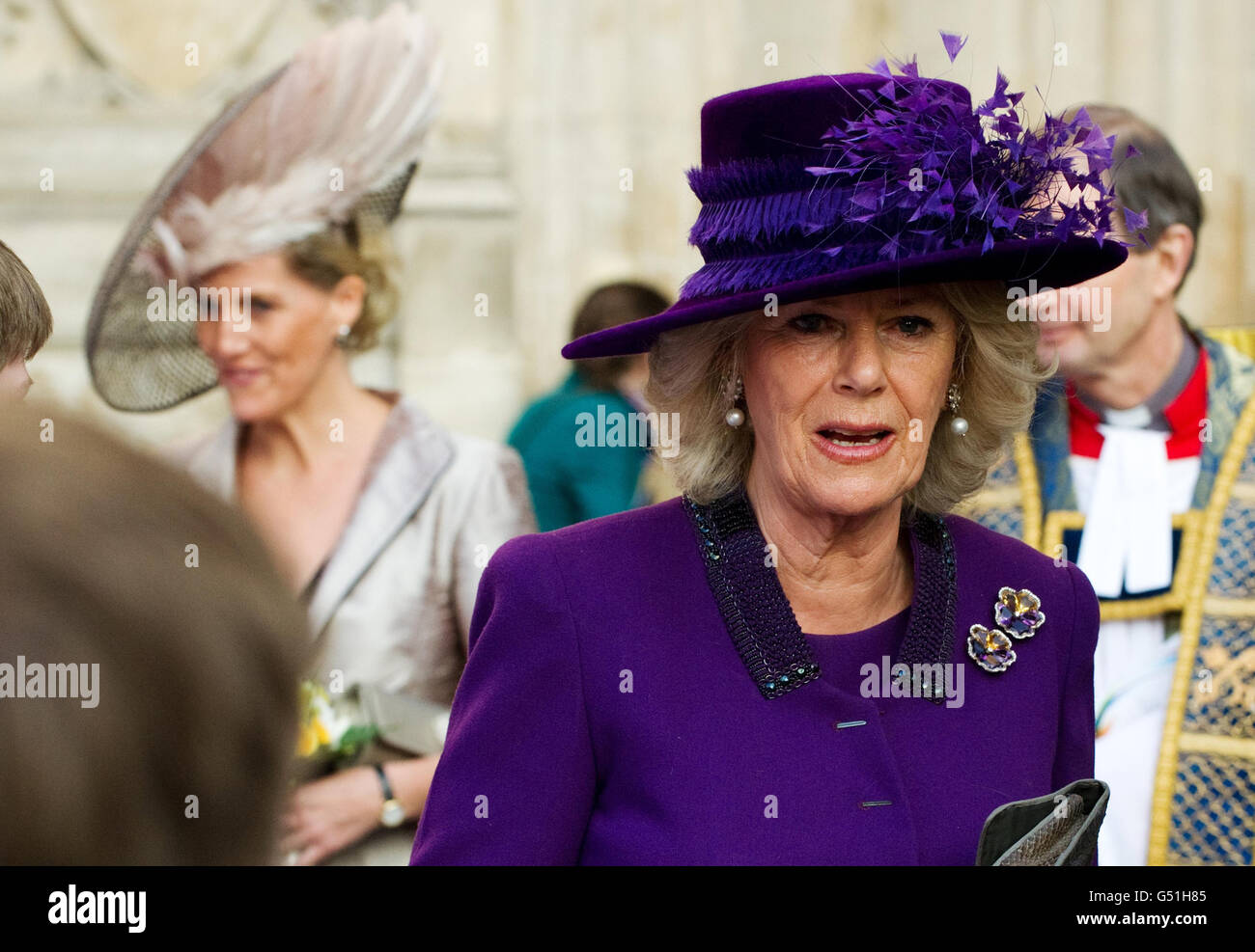 Leave following commonwealth service westminster abbey hi-res stock ...