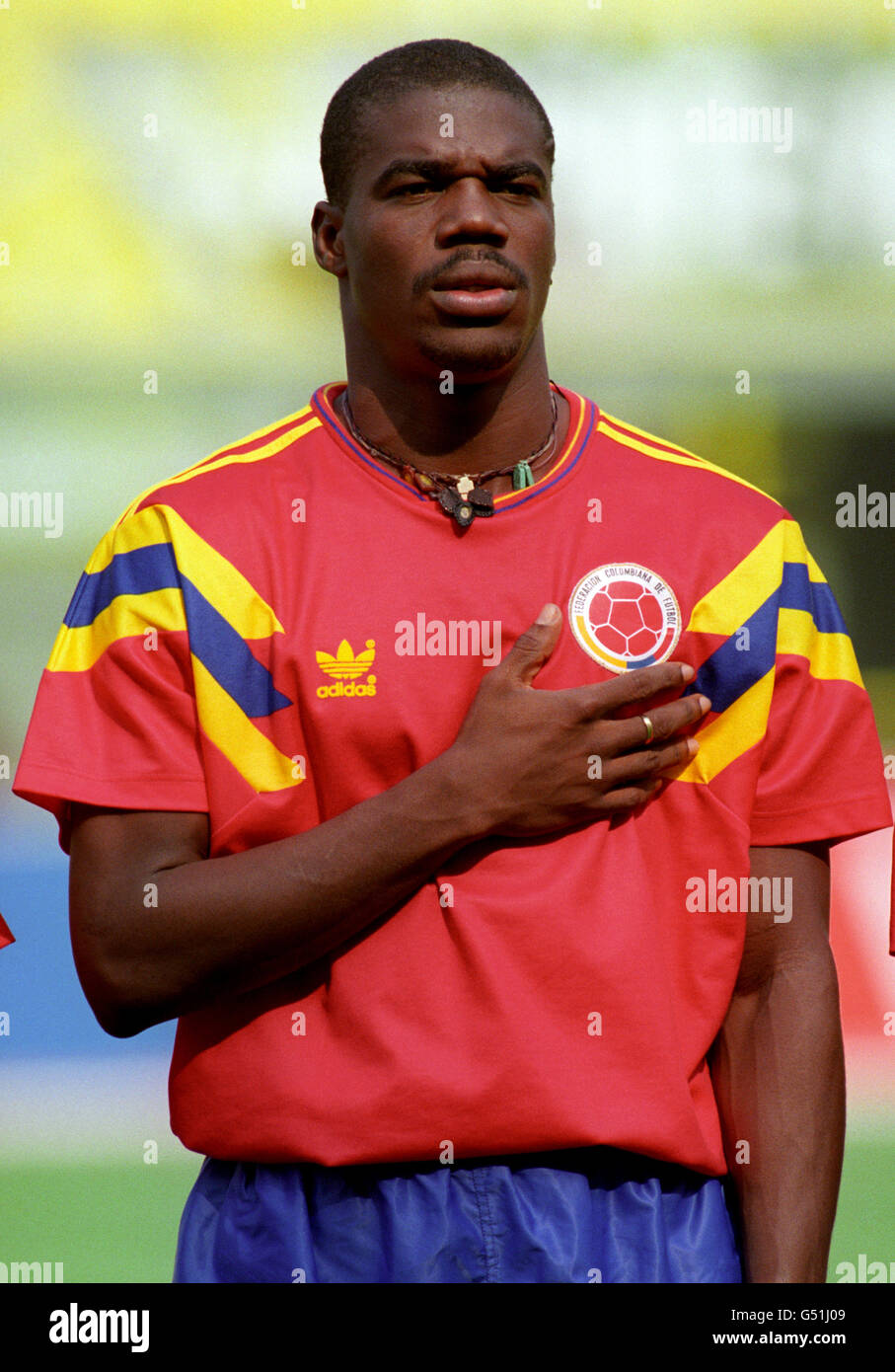 Soccer - World Cup Italia 90 - Colombia Stock Photo - Alamy