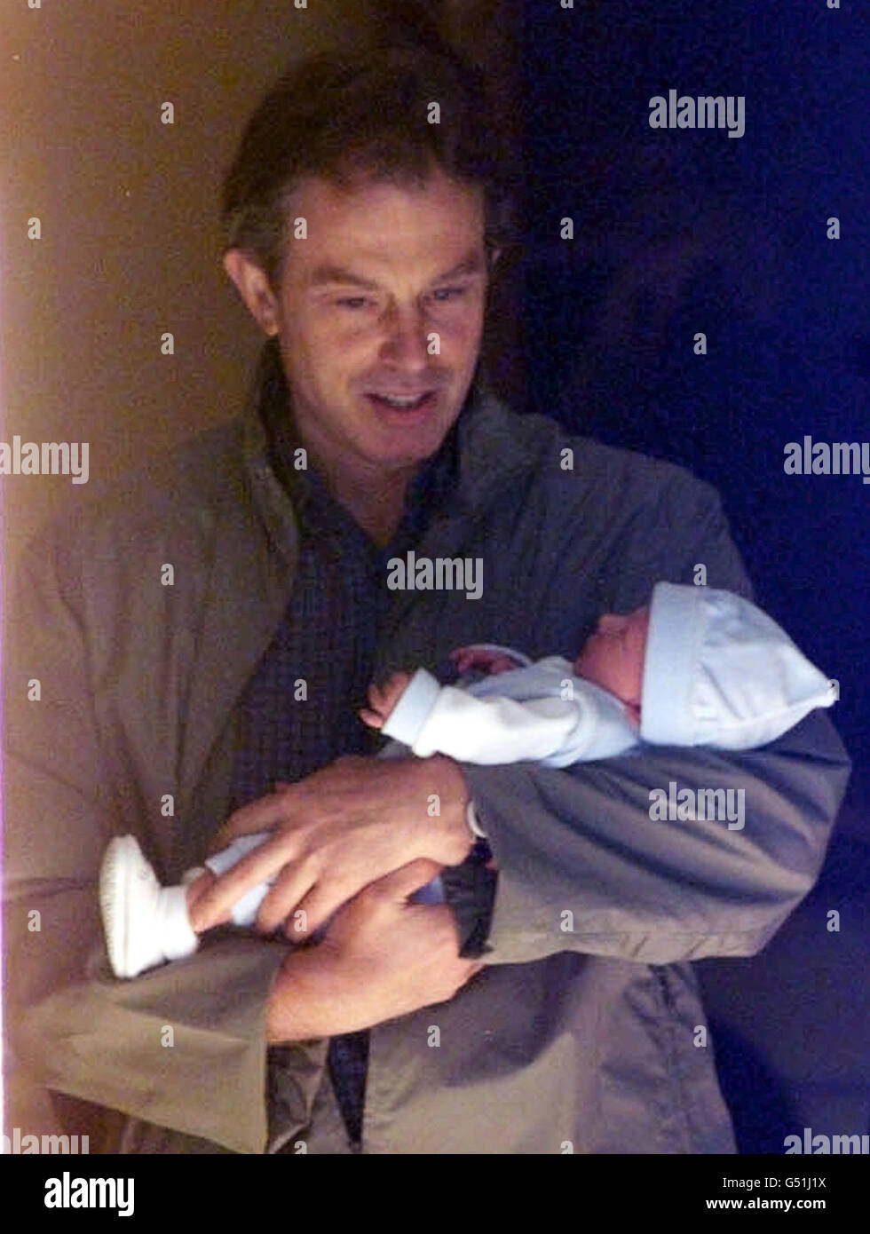 The son of britains prime minister tony blair hi-res stock photography