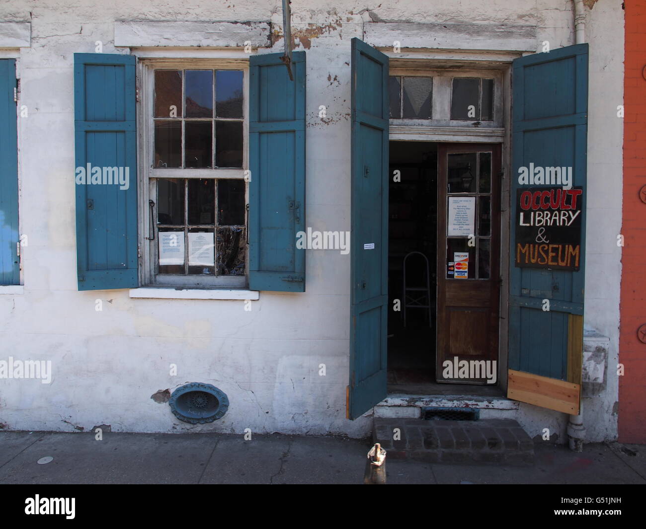 "New Orleans Occult Store Stock Photo Alamy