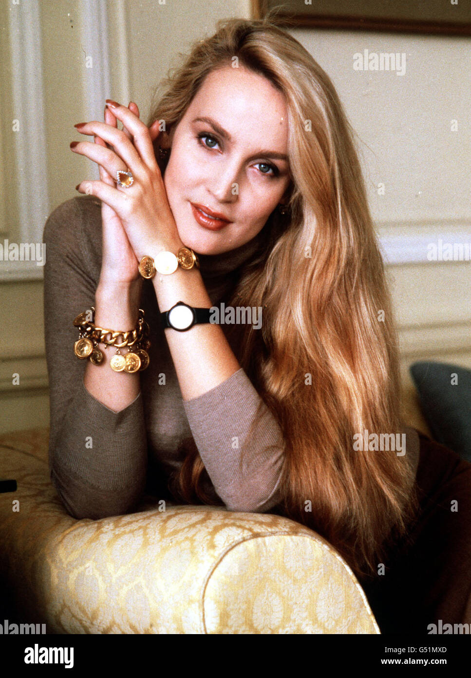 TOP MODEL JERRY HALL Stock Photo: 106373861 - Alamy