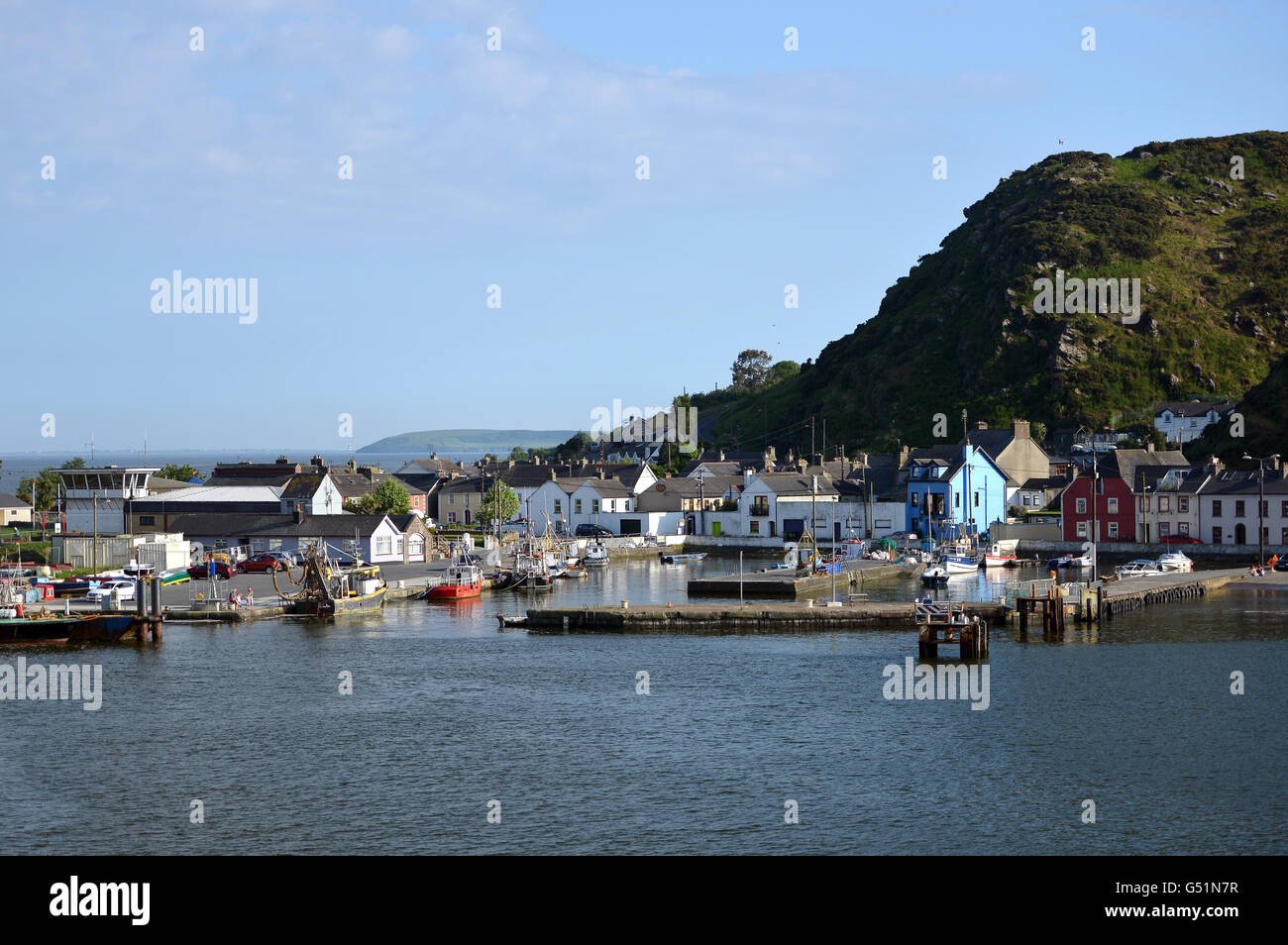 Passage East, Waterford, Ireland. Setting for Redwater TV series Stock