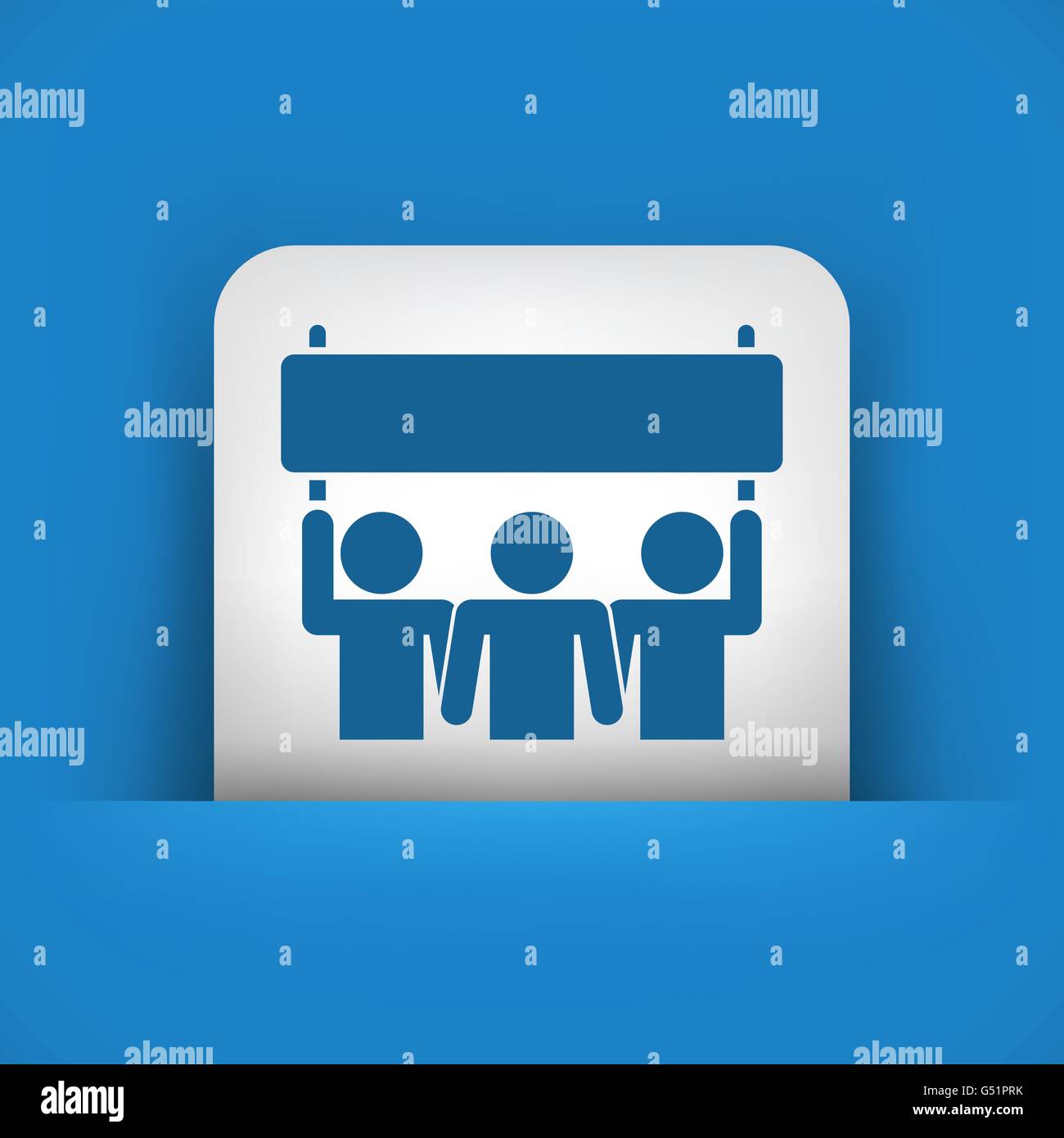 Support people group icon Stock Vector