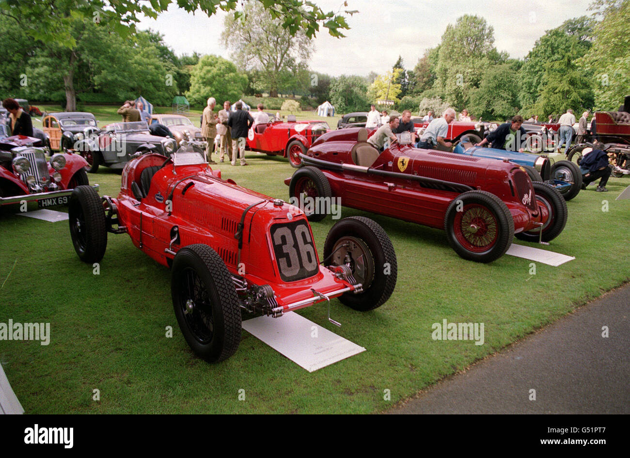 Classic cars on display at the louis vuitton classic hi-res stock  photography and images - Alamy