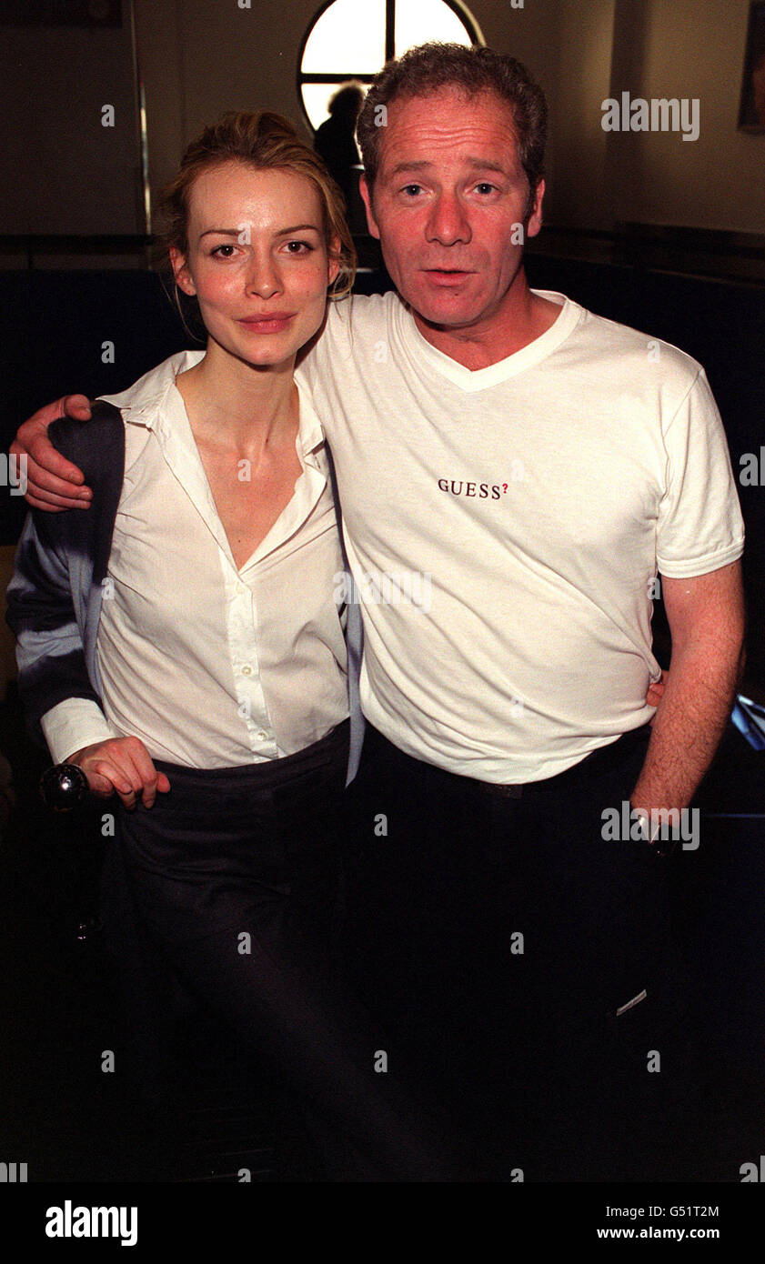 Saffron Burrows and Peter Mullan at the UK premiere of Mike Figgis