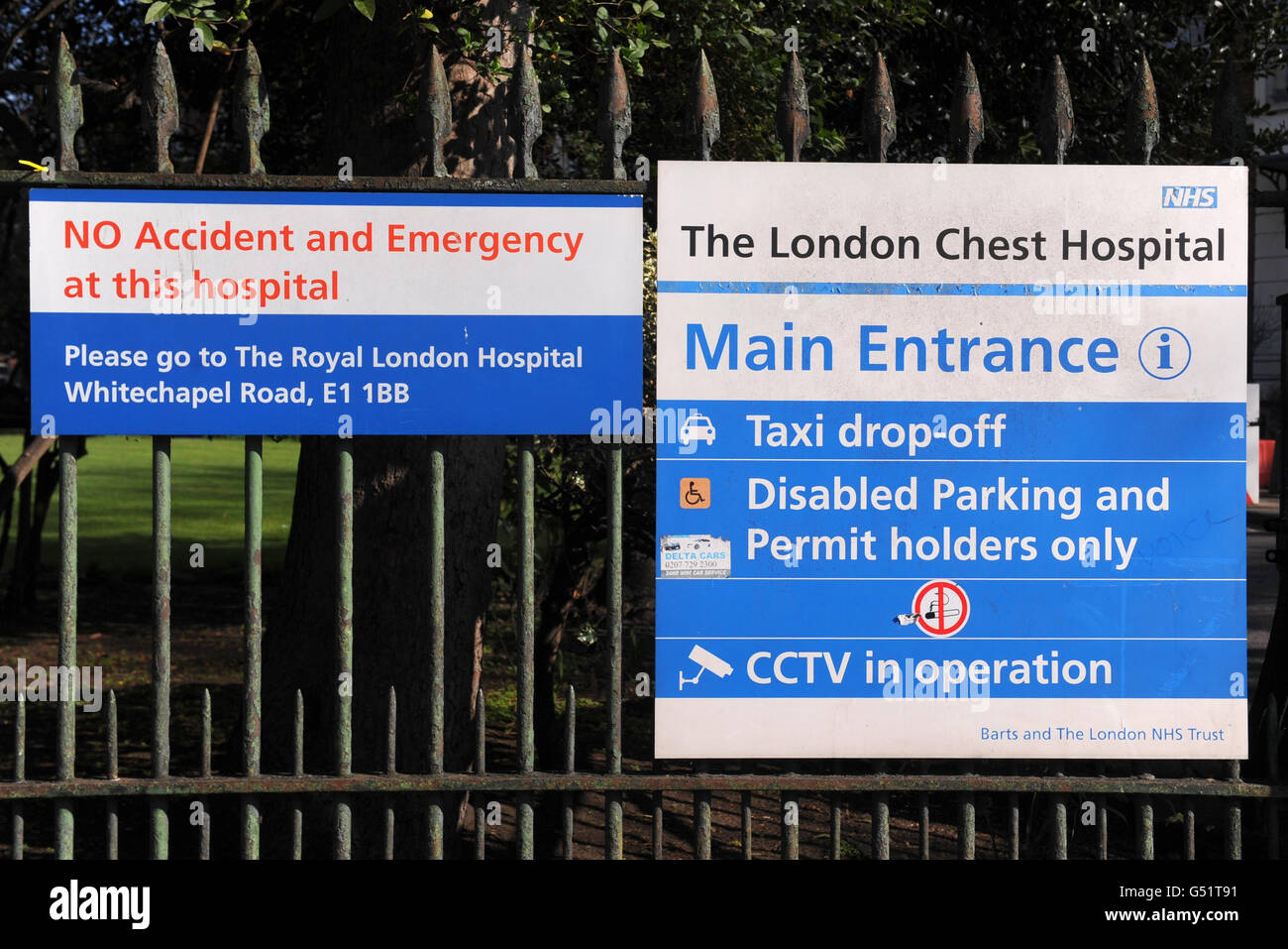 General view of the London Chest Hospital, in Hackney, London, where Bolton Wanderers footballer Fabrice Muamba is being treated following his collapse during the FA Cup match against Tottenham Hotspur yesterday. Stock Photo