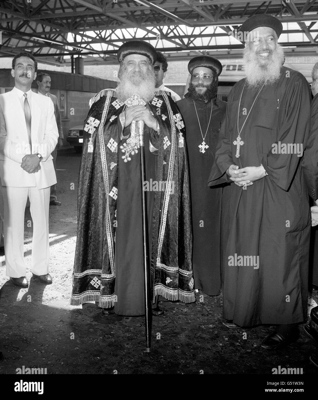 Coptic church alexandria egypt Black and White Stock Photos & Images ...