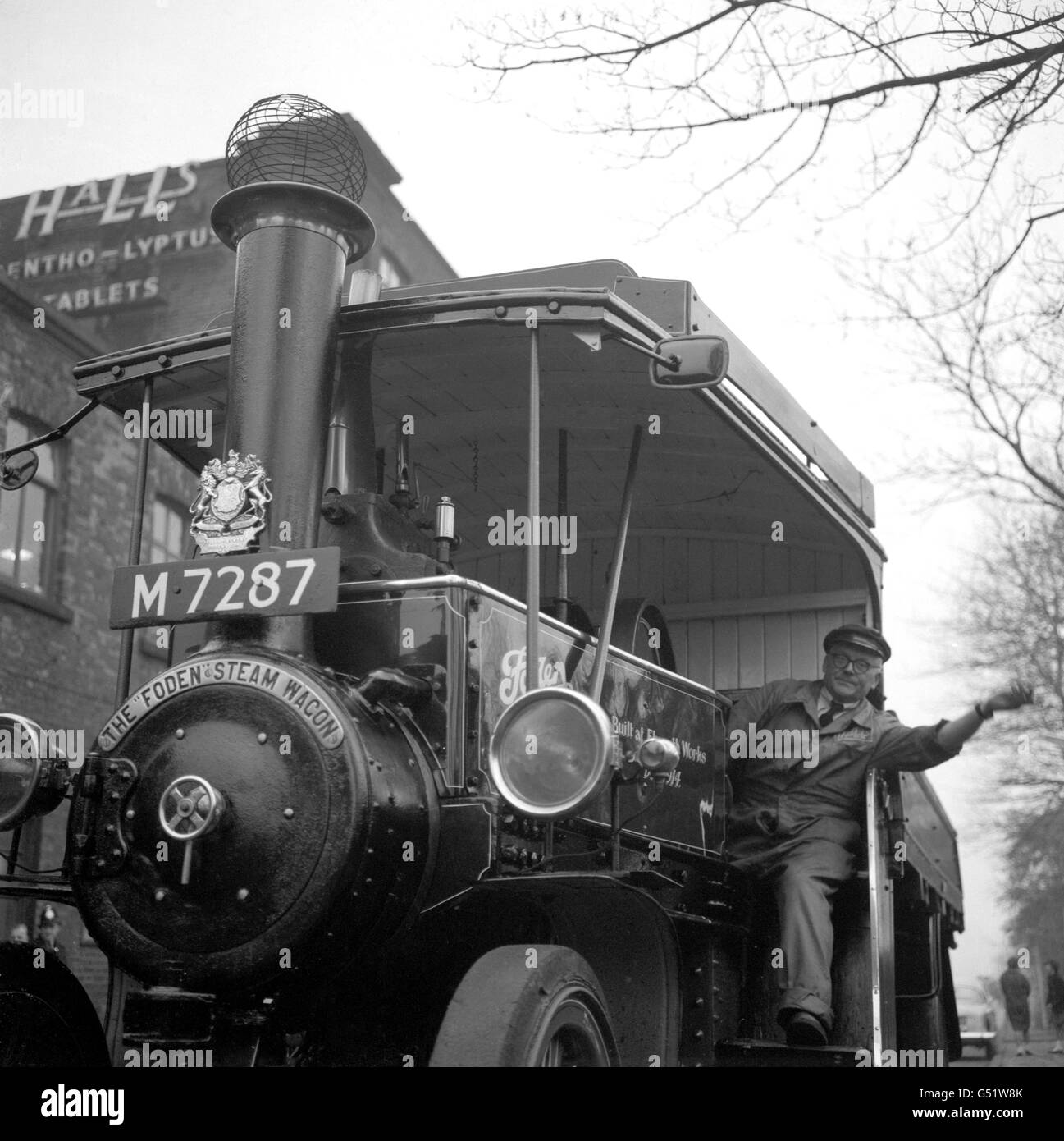 Transport - Road - Steam-Wagons - Whitefield Stock Photo