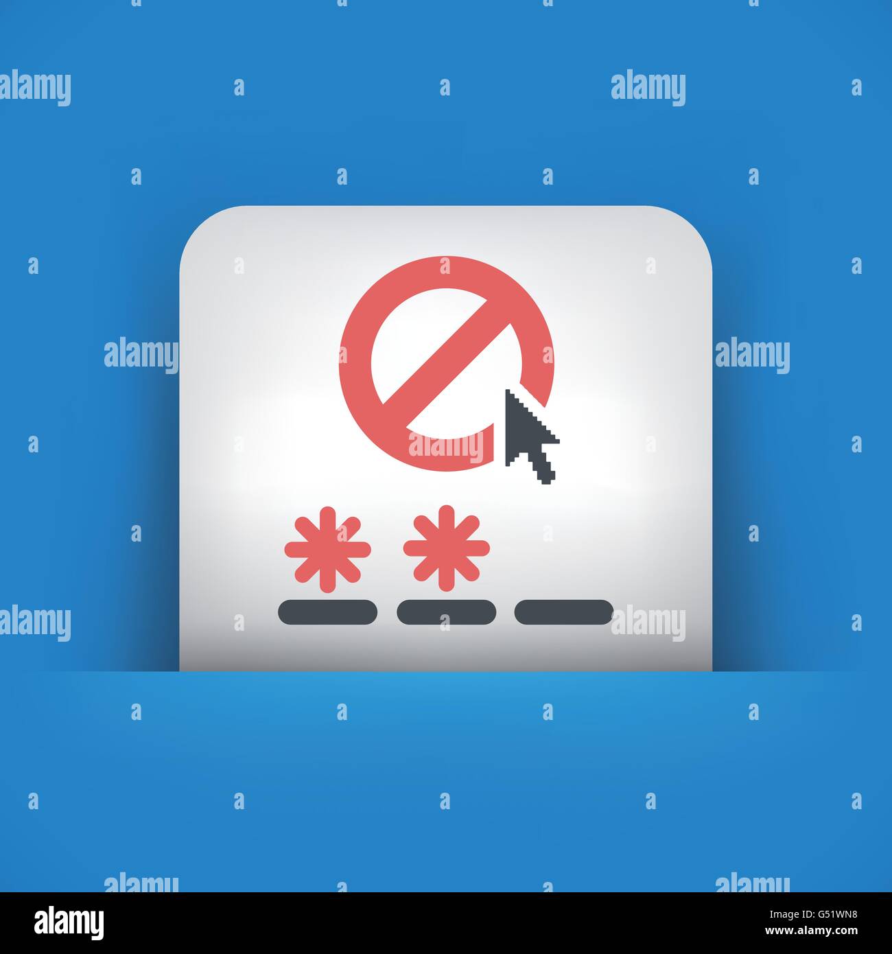Password access concept icon Stock Vector Image & Art - Alamy