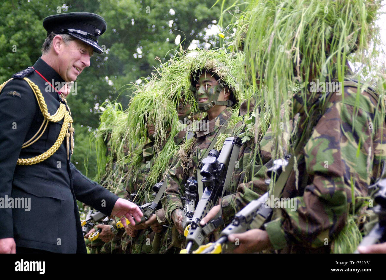 At their base in the queen elizabeth barracks hi-res stock photography ...