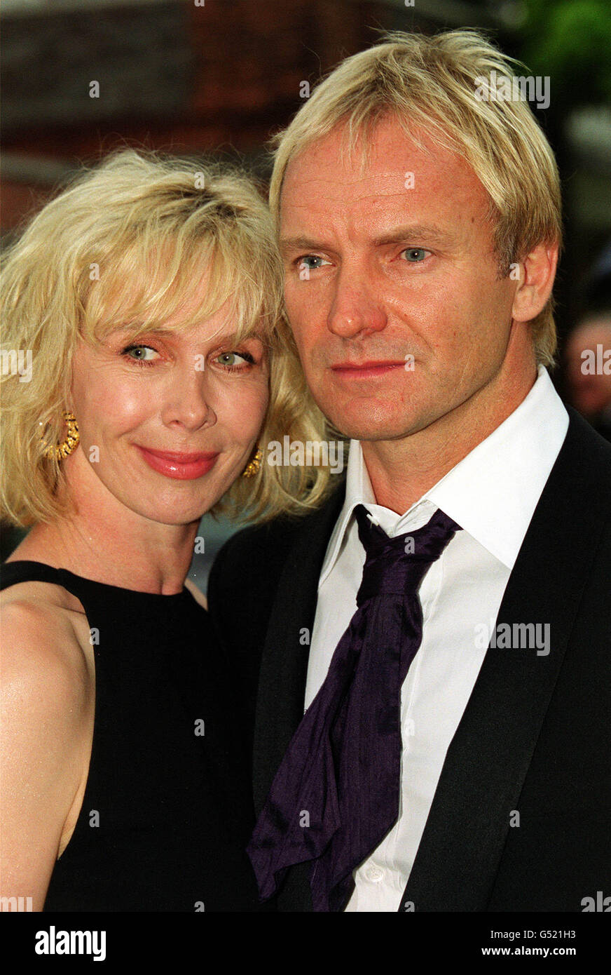 Sting and Trudie Styler Serp Gallery. Sting accompanied by his wife Trudie Styler arriving at The Serpentine Gallery 30th Anniversary Gala Dinner. Stock Photo