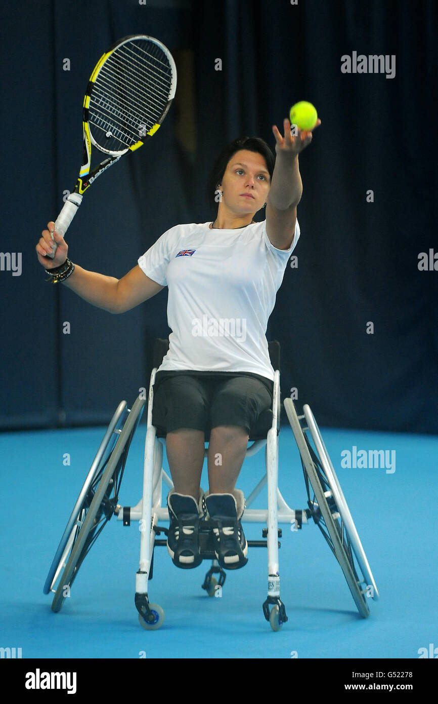 Paralympics GB Wheelchair Tennis Photocall National Tennis Centre Stock Photo Alamy
