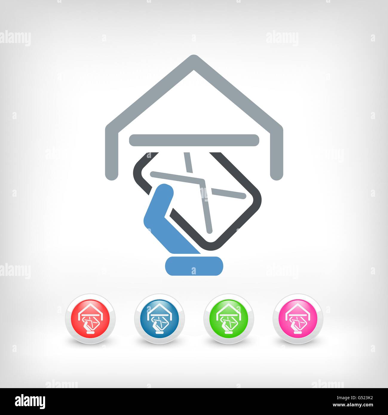 Mail icon concept Stock Vector Image & Art - Alamy