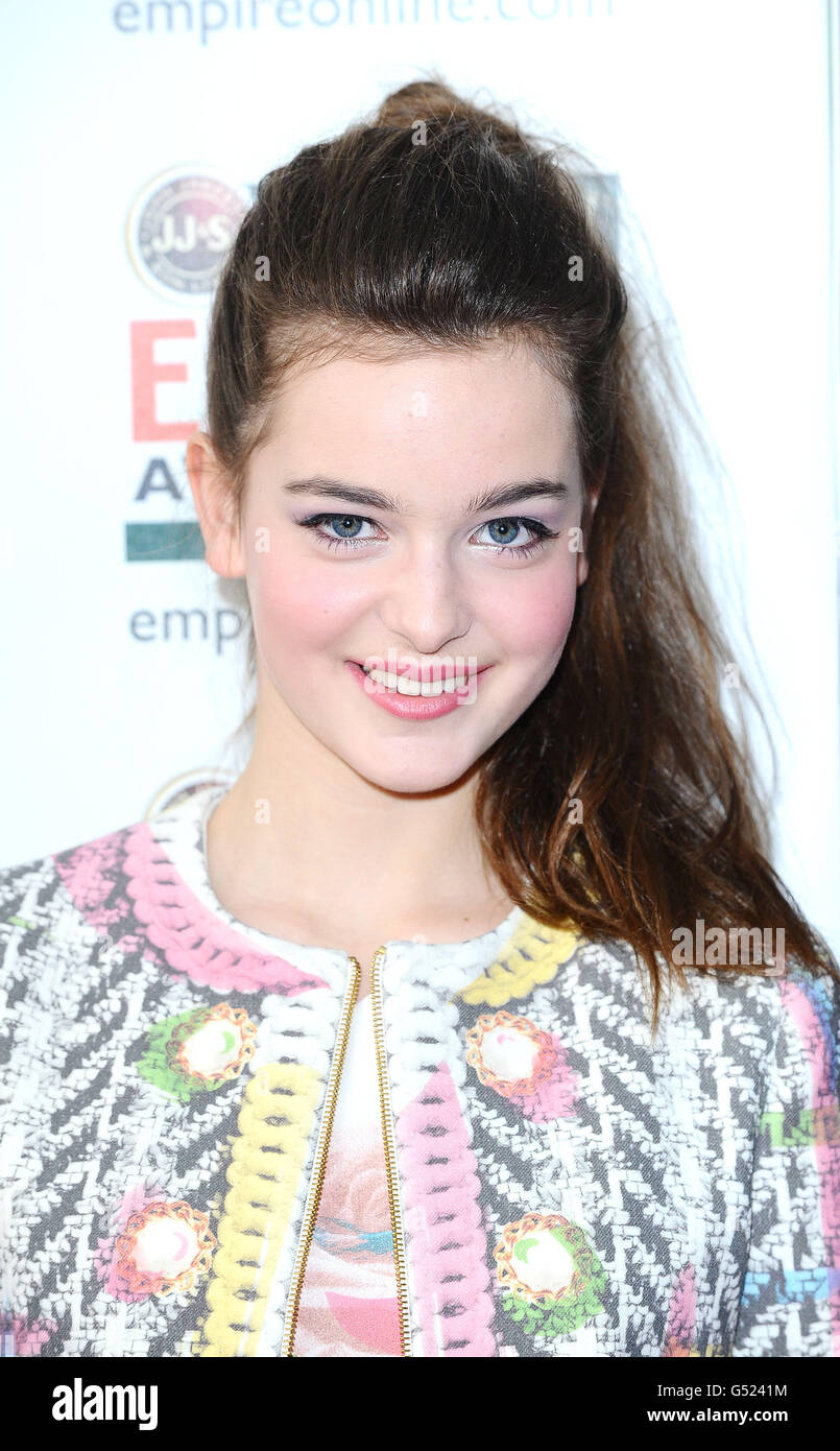 Celine Buckens arrives at the Jameson Empire Film Awards held at the