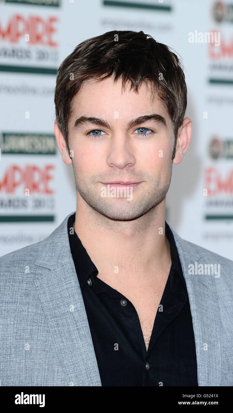 Jameson Empire Film Awards 2012 - London. Chace Crawford arrives at the Jameson Empire Film Awards held at the Grosvenor House Hotel, London. Stock Photo
