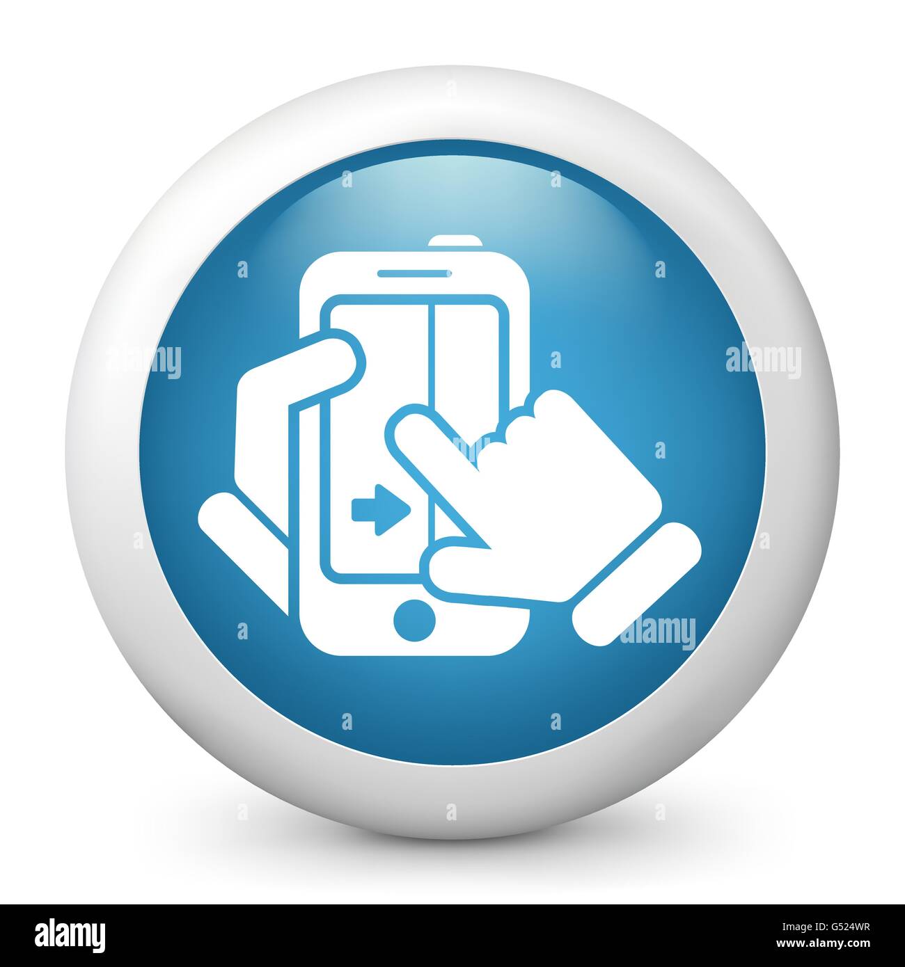 Touchscreen sliding icon Stock Vector Image & Art - Alamy