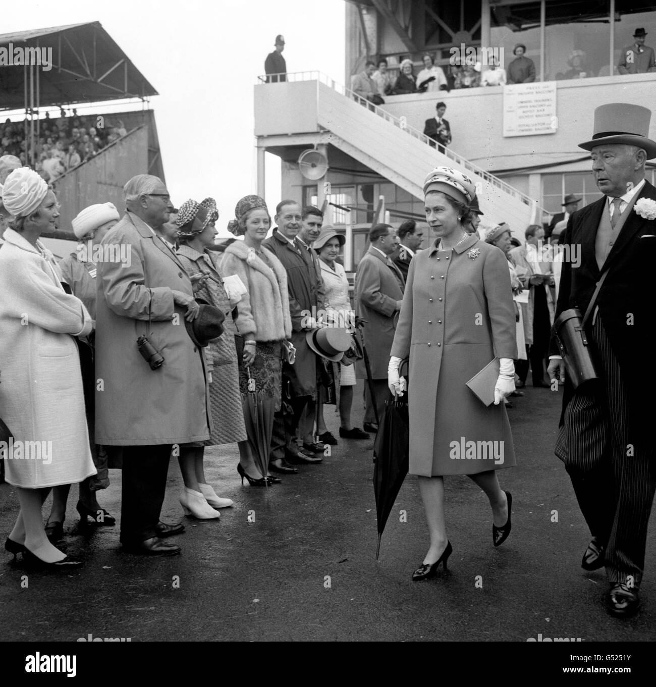 Horse Racing - Derby Day Meeting - Queen Elizabeth II  - Epsom Racecourse Stock Photo
