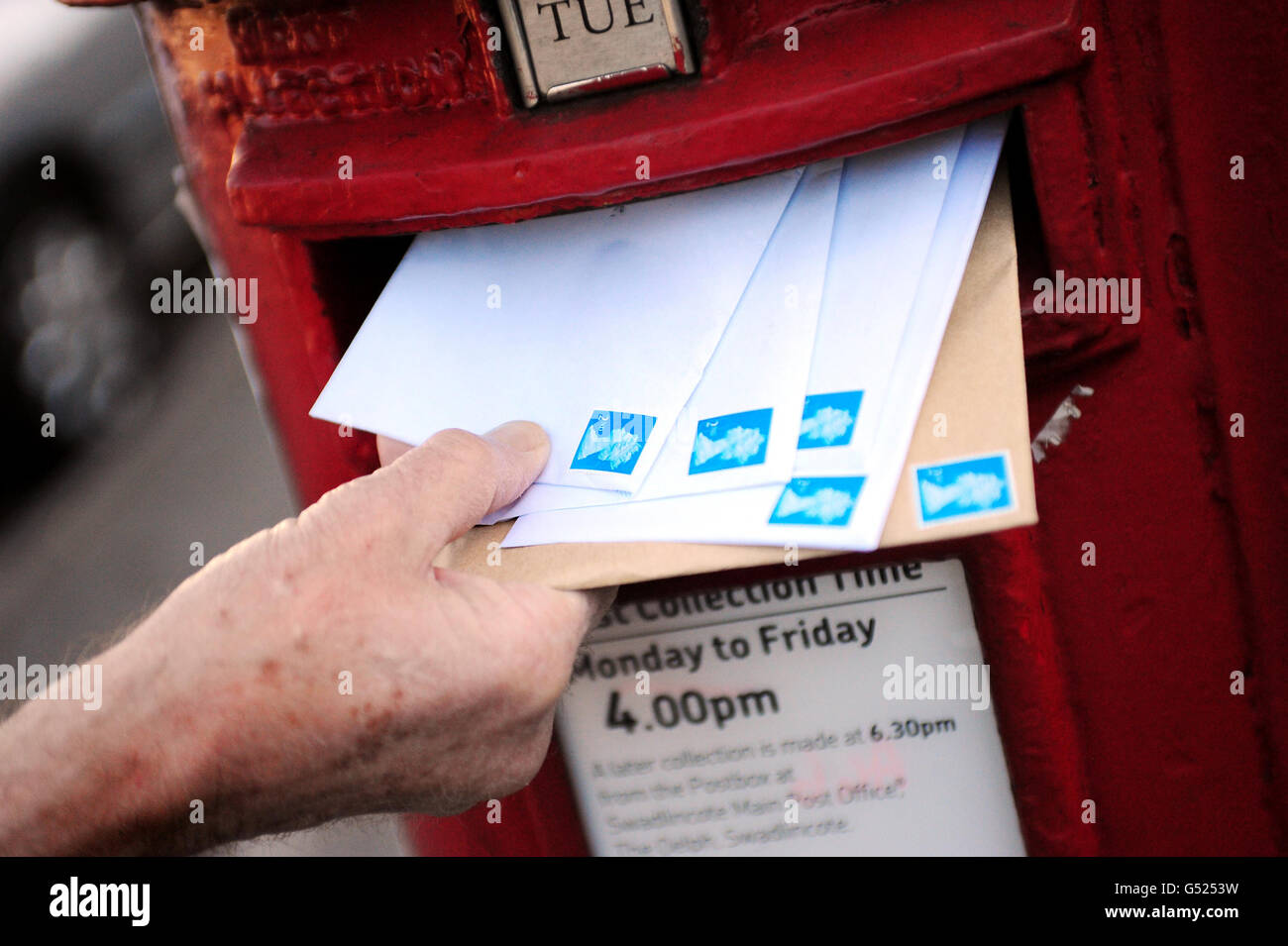 Stamp prices increase Stock Photo Alamy