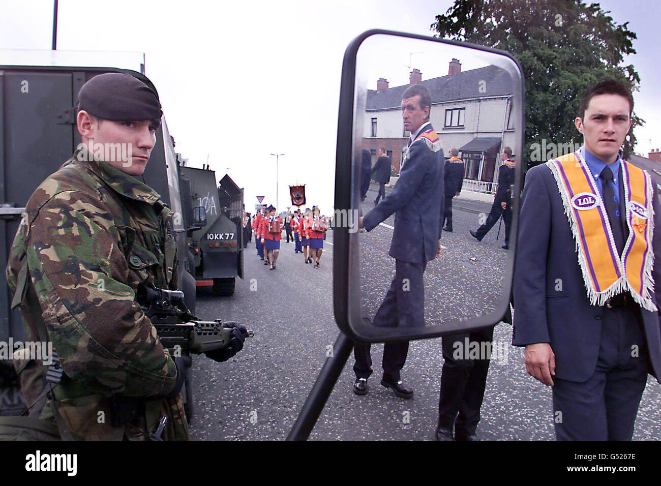 Ulster Orange Order Parade Stock Photo Alamy