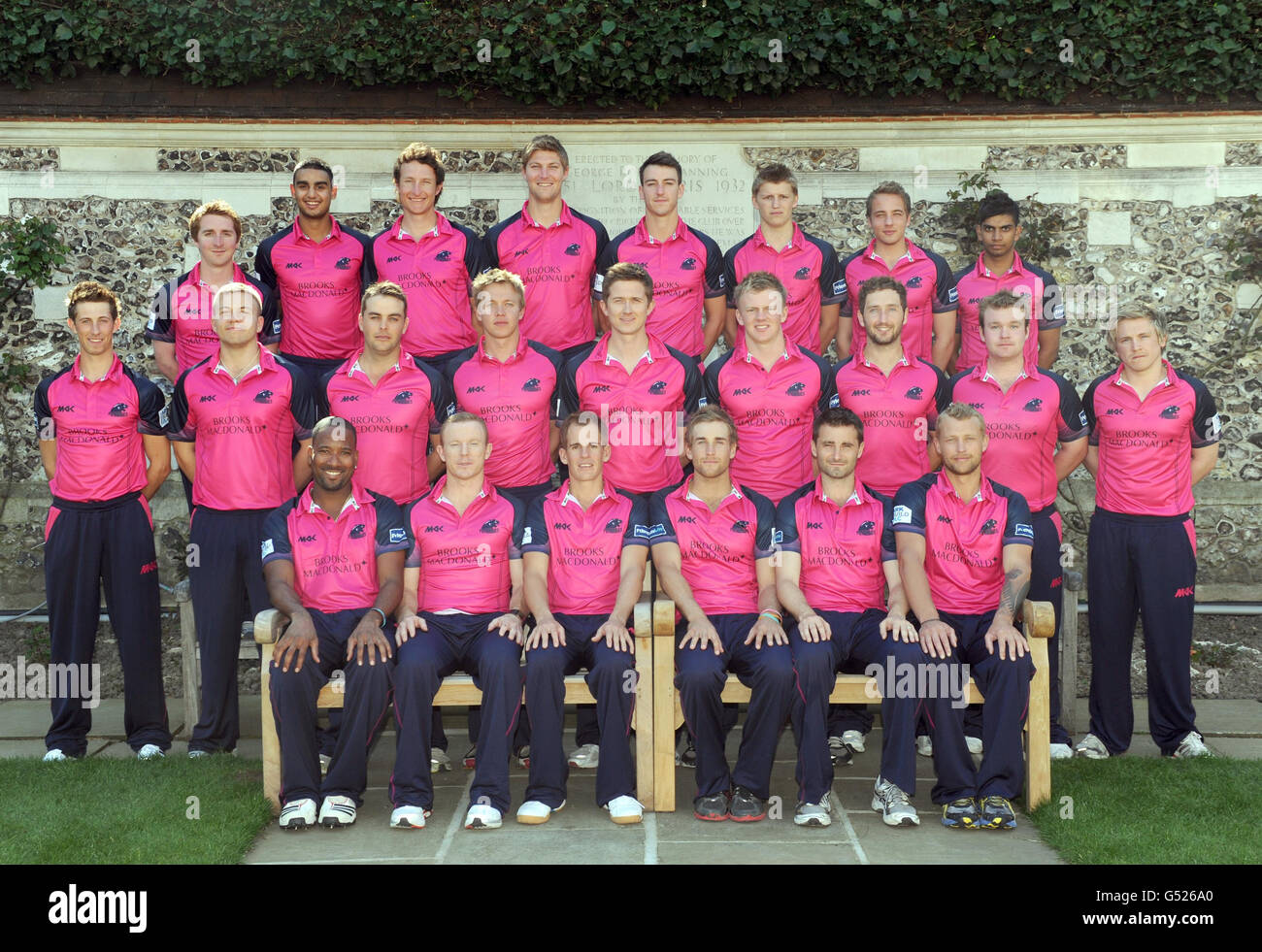 Cricket - 2012 Middlesex Photocall - Lords Cricket Ground Stock Photo