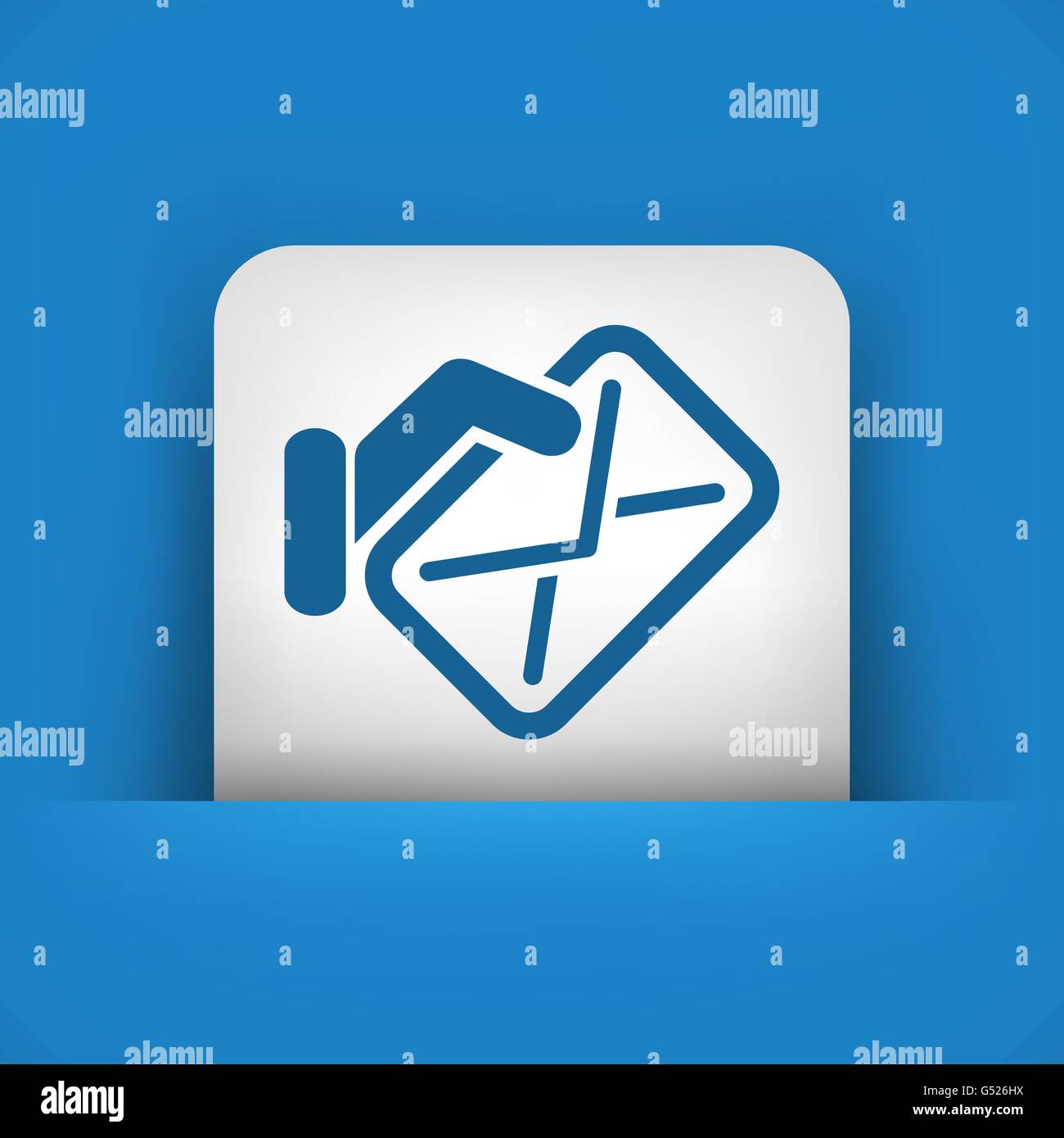 Mail icon concept Stock Vector Image & Art - Alamy