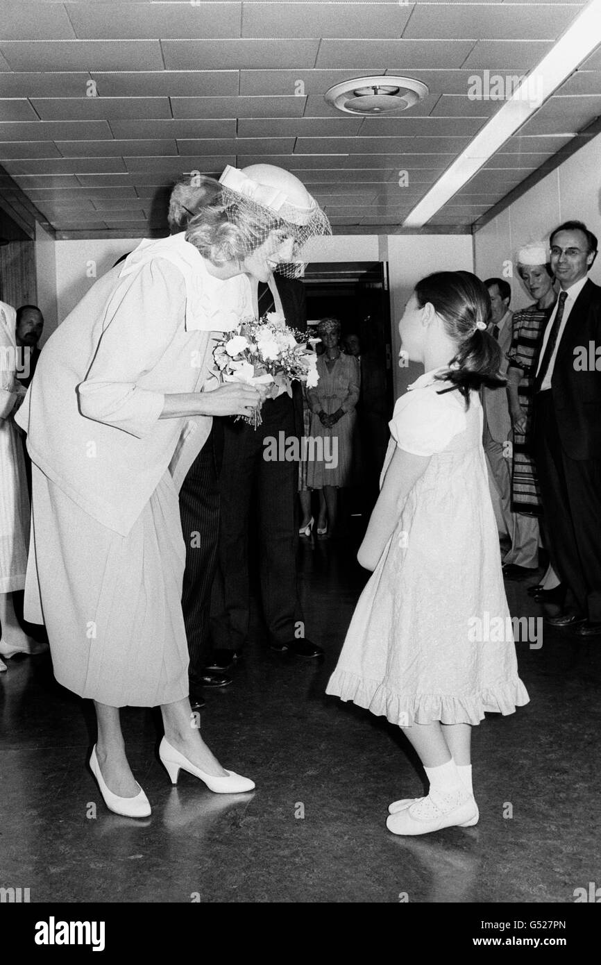 Royalty - Princess of Wales - King's College Hospital, London Stock Photo