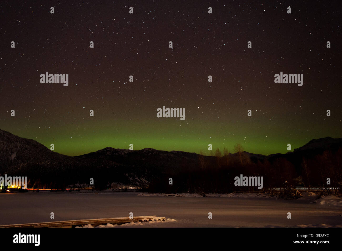 Northern lights village hires stock photography and images Alamy
