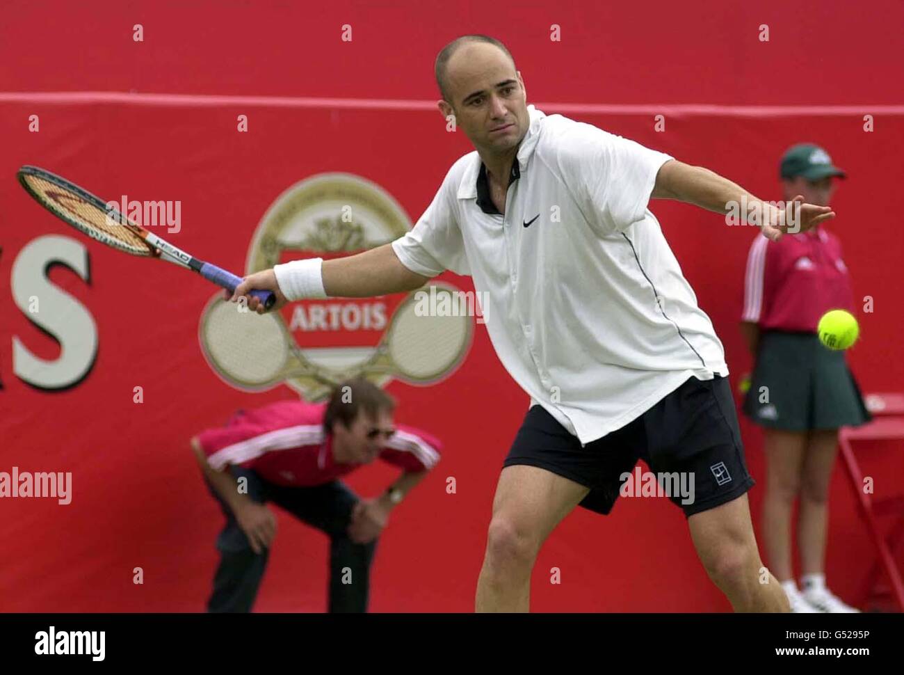 Andre Agassi And Andrew Castle Clash In The Wimbledon Commentary Box ...