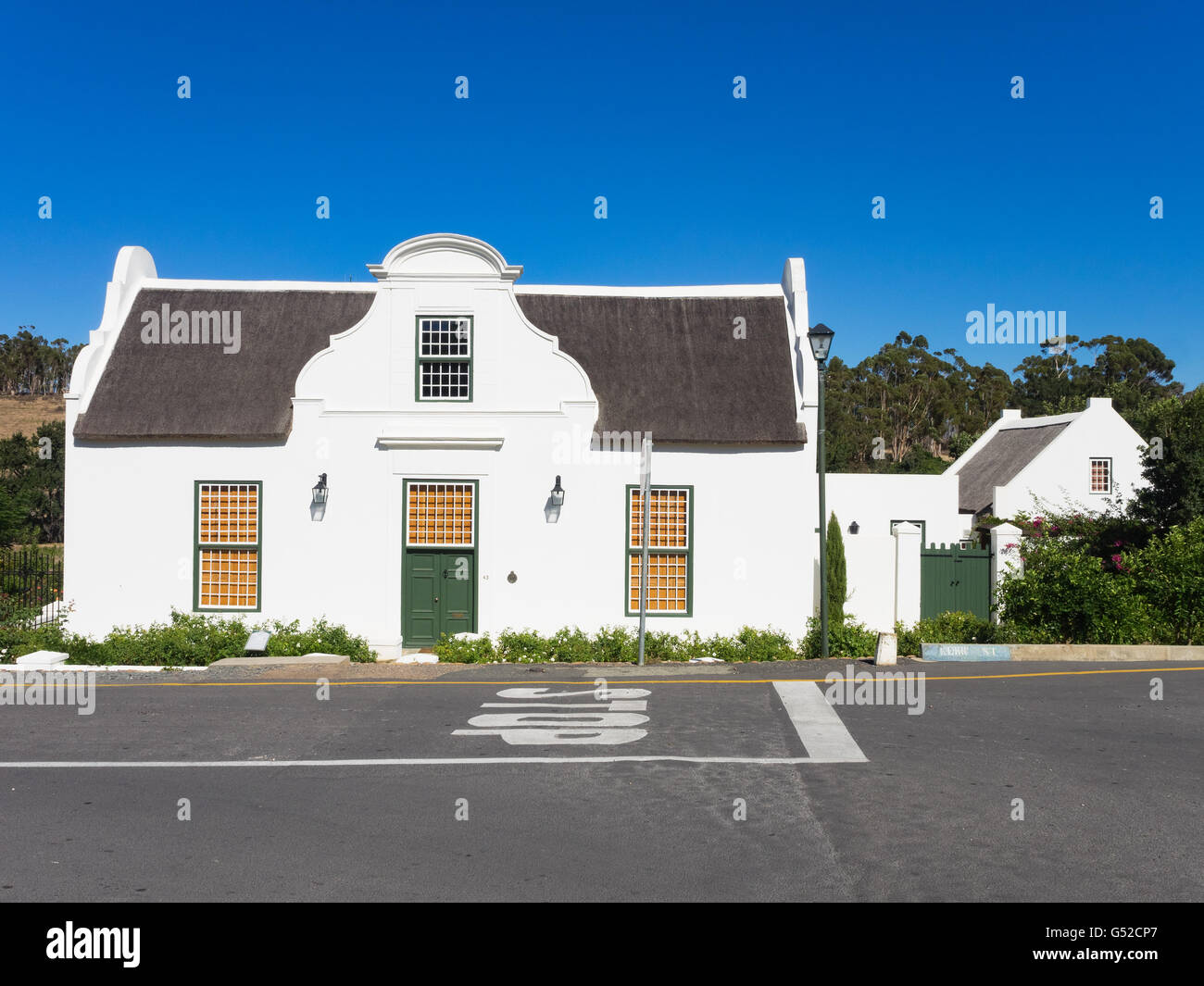 South Africa, Western Cape, Tulbagh, Historic Houses of Tulbagh Stock