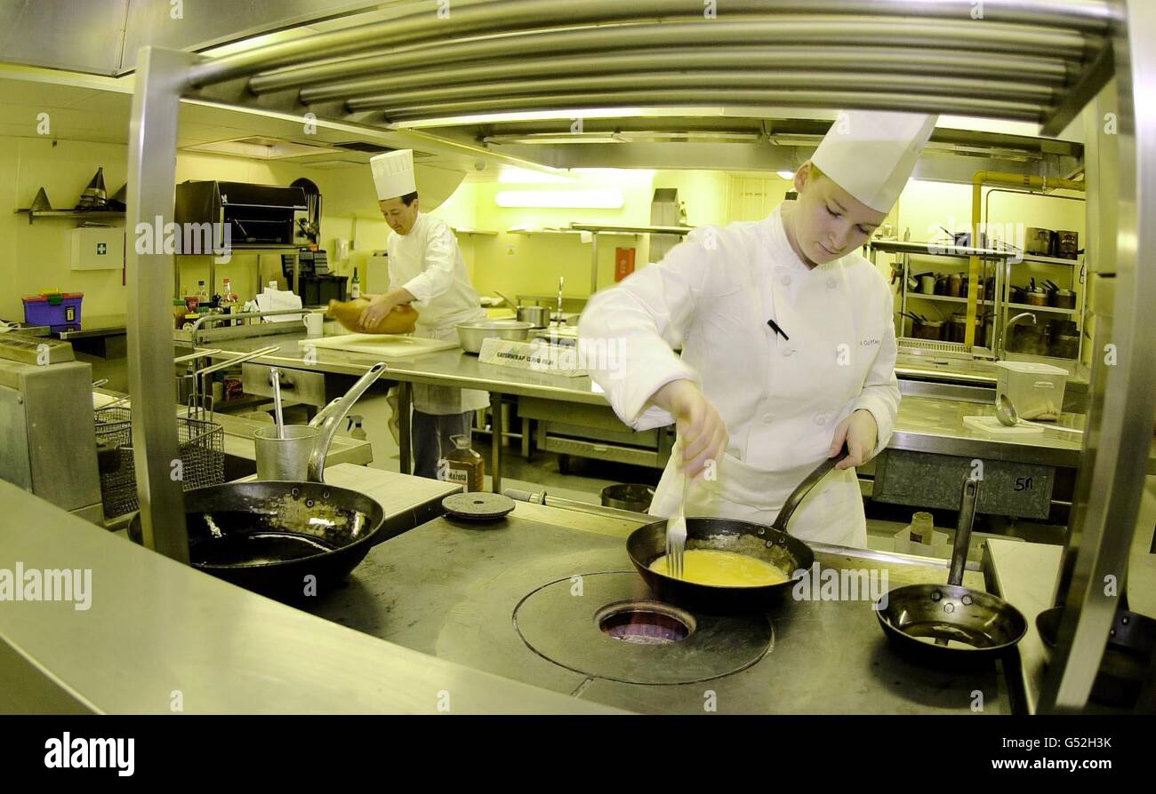 Buckingham Palace kitchen Stock Photo - Alamy