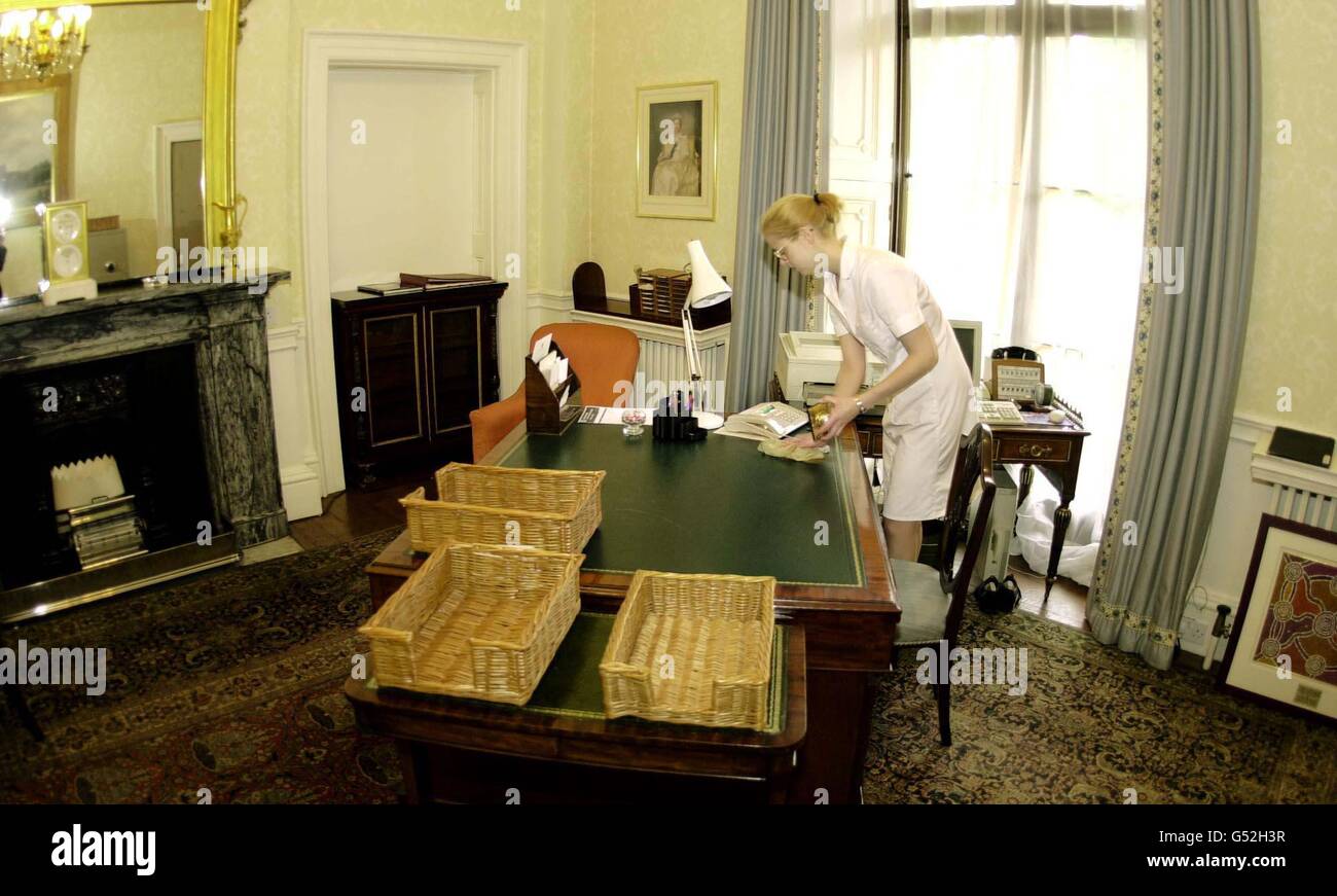 Buckingham Palace Cleaner Stock Photo Alamy