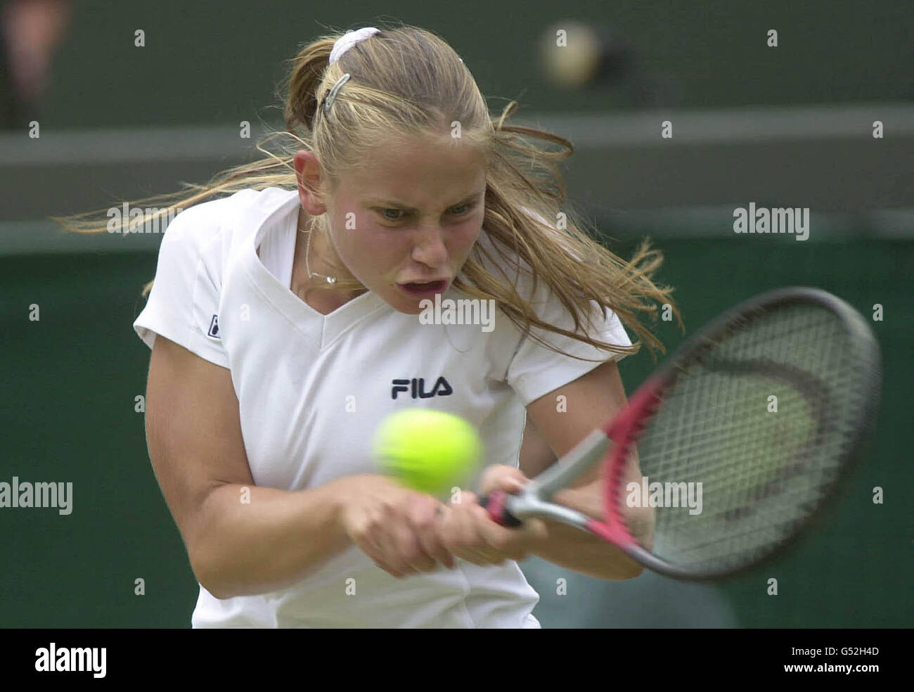 Wimbledon tennis Dokic Stock Photo - Alamy