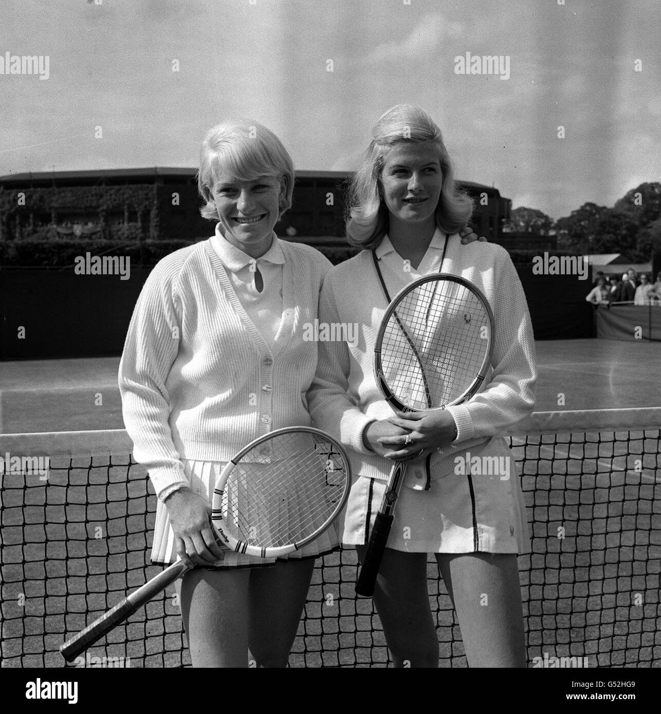 Wimbledon sisters Stock Photo