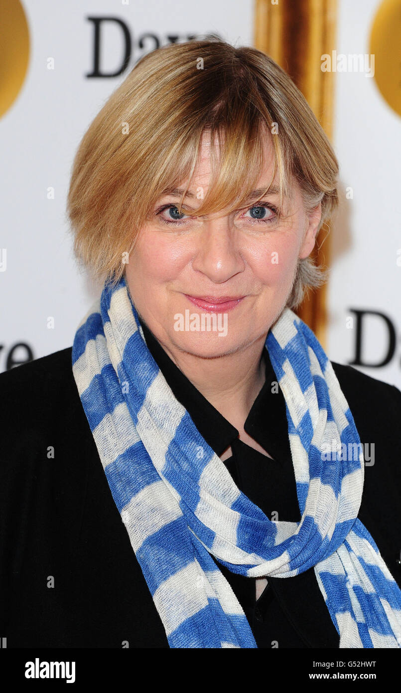 Victoria Wood arrives for the Broadcast Press Guild Awards held at the Theatre Royal on Drury
