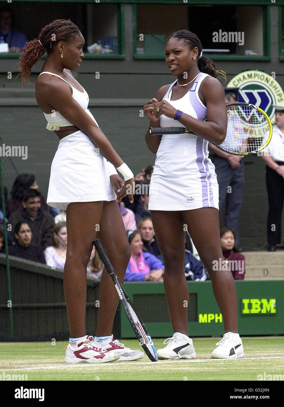 Wimbledon Ladies' Doubles final Stock Photo Alamy