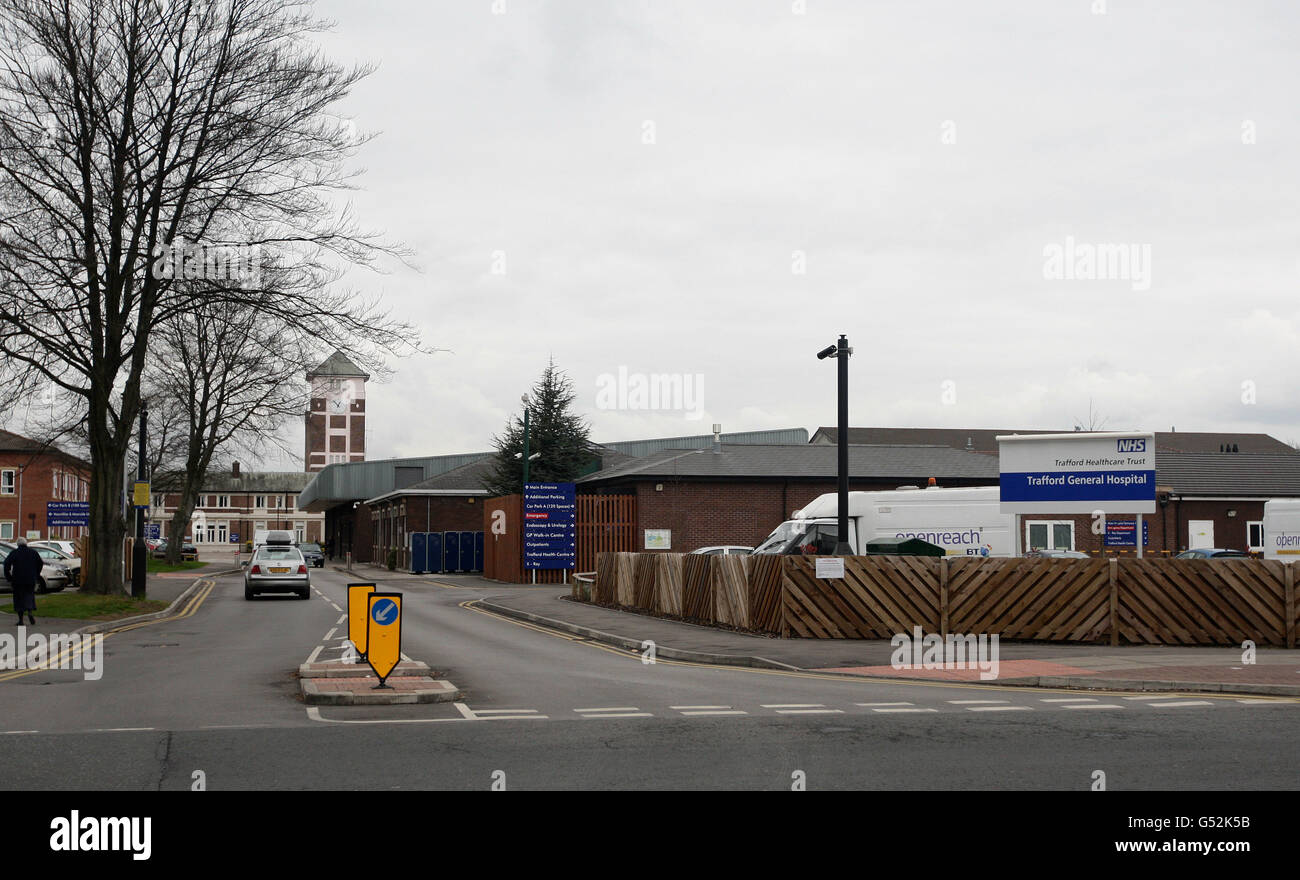 A general view of the Trafford General Hospital in Manchester Stock ...