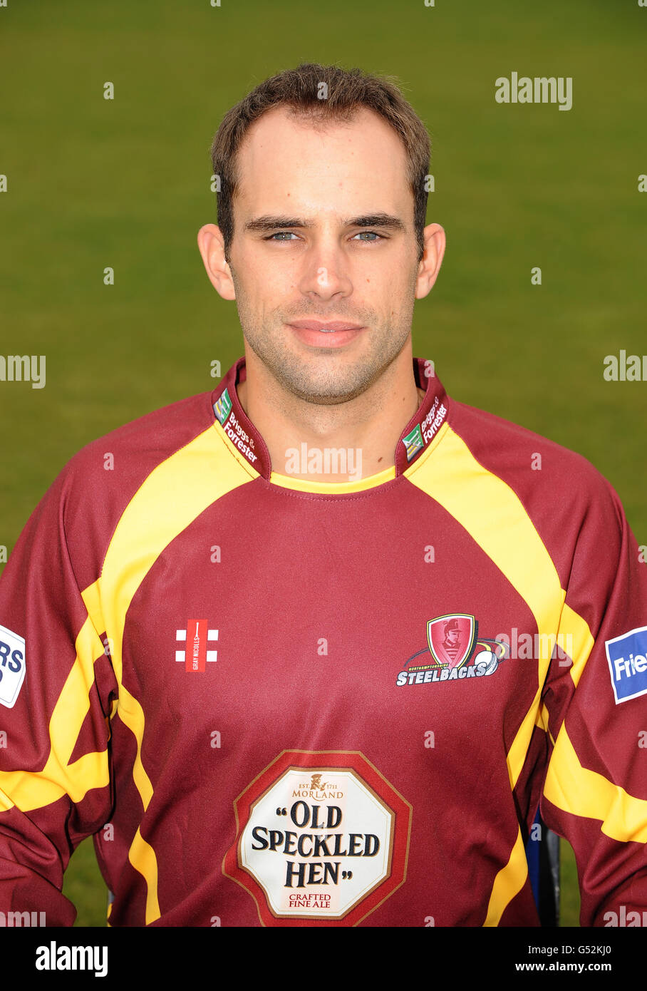 Cricket - 2012 Northamptonshire Photocall - County Ground. Northamptonshire's Kyle Coetzer Stock Photo