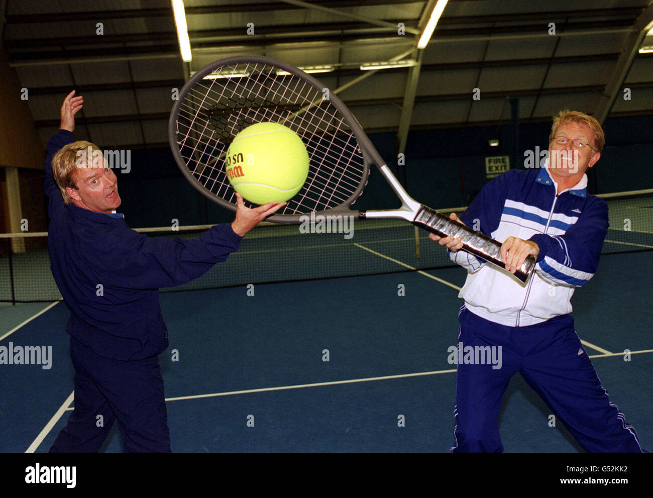 Celeb tennis Curry & Duncan Stock Photo - Alamy