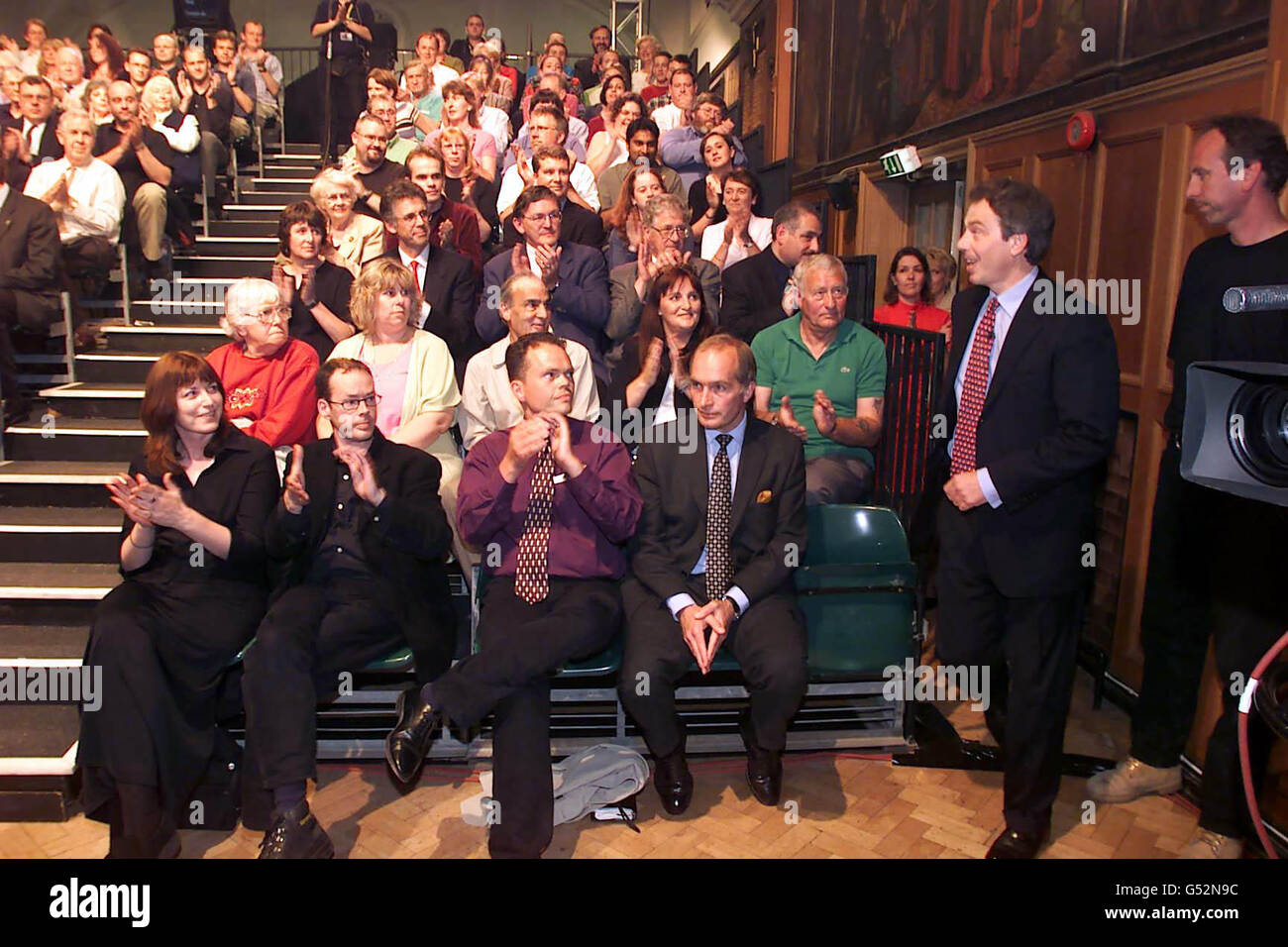 Blair Question Time Stock Photo - Alamy