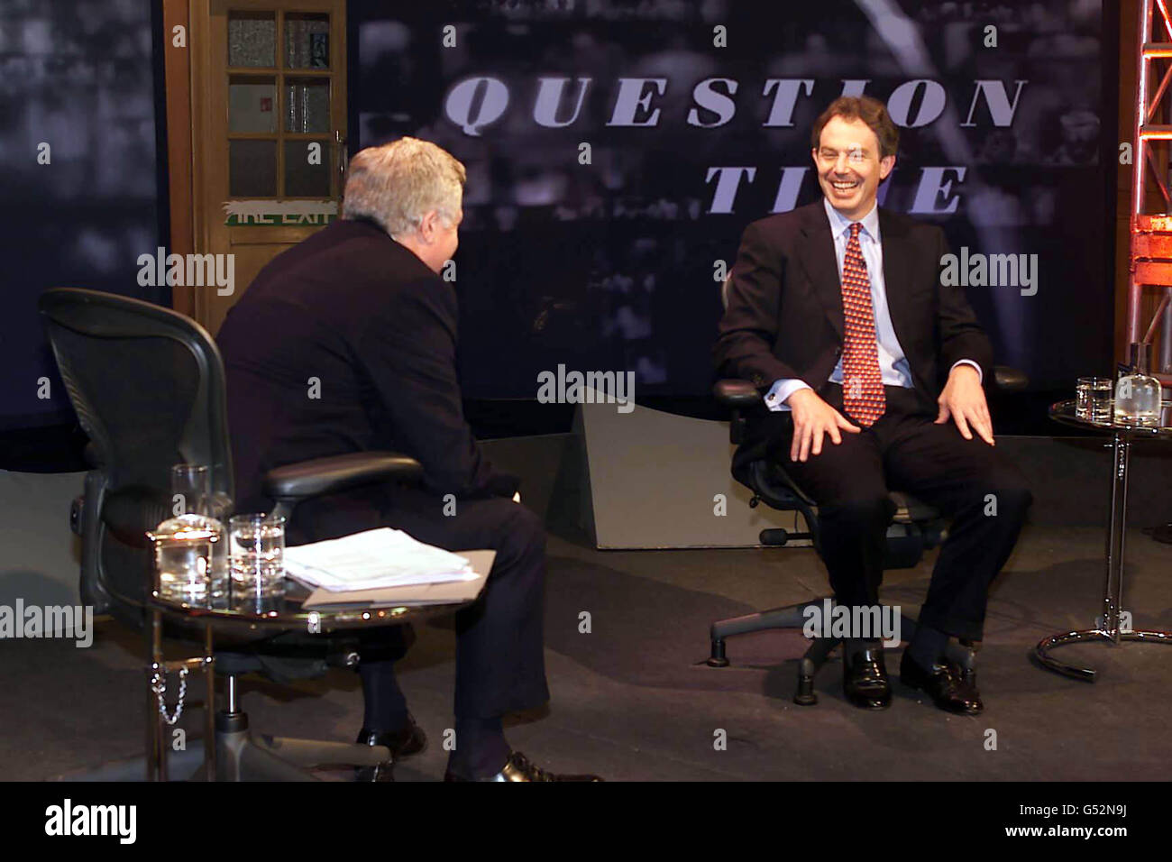 Blair Question Time Stock Photo - Alamy