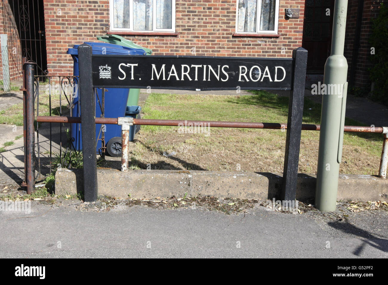 The scene of a stabbing on St. Martins Road in the Rose Hill area of
